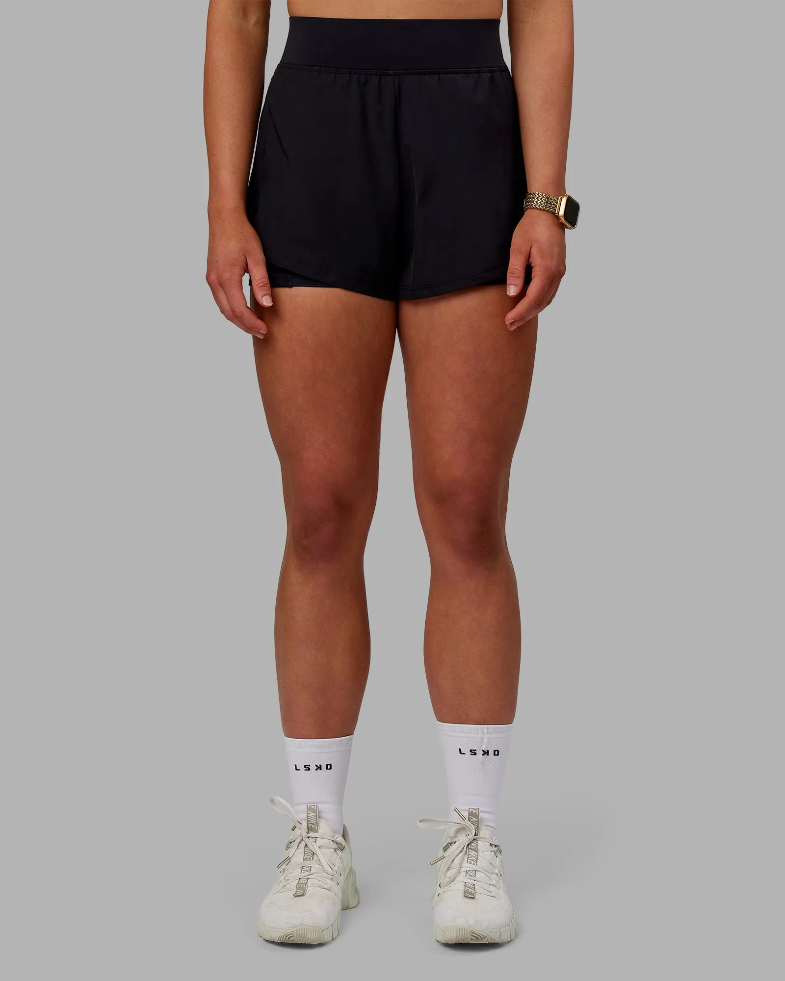 Challenger 3" Lined Performance Short - Black sold by LSKD product image thumbnail 3