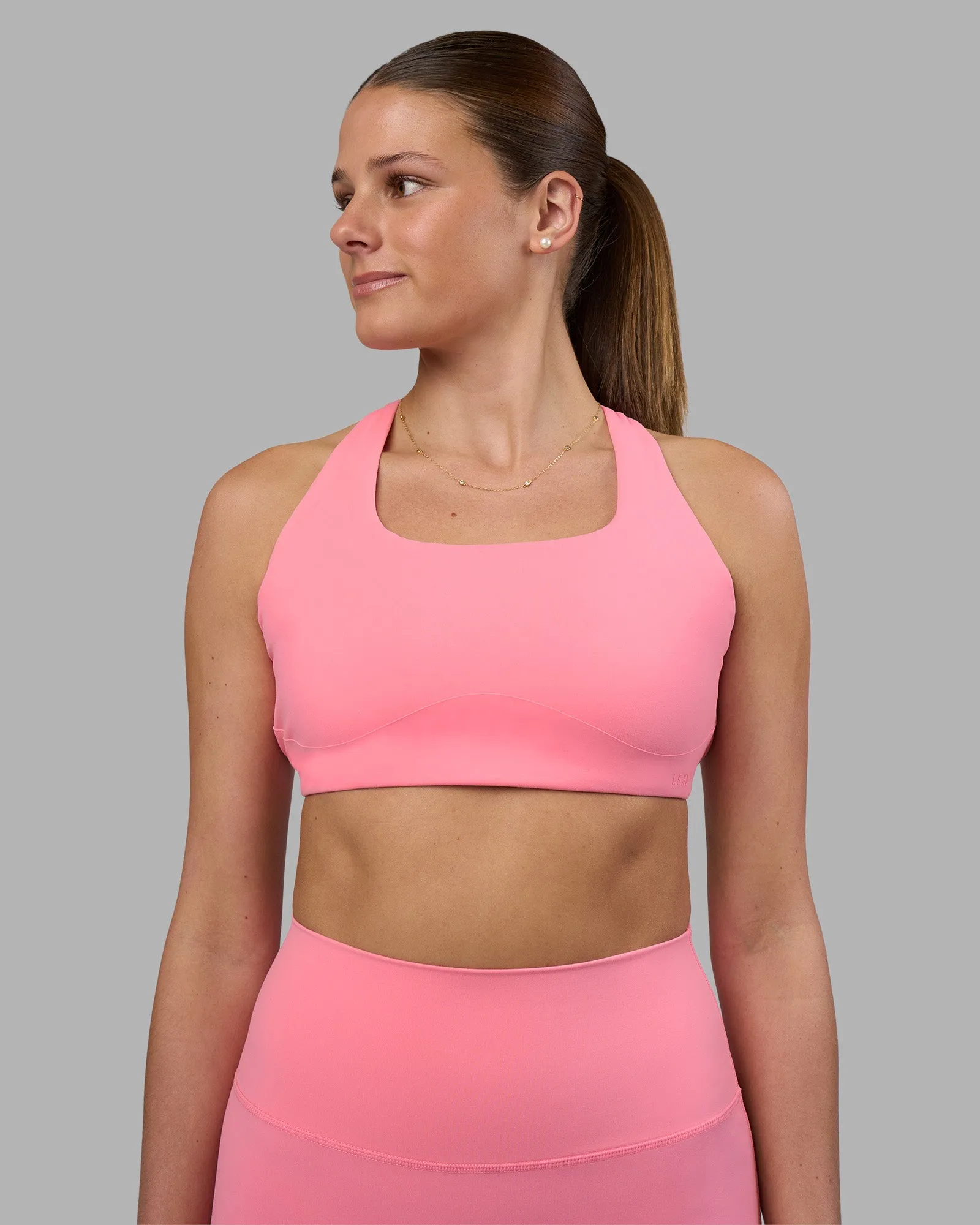 Aspire Sports Bra - Candy Pink sold by LSKD product image thumbnail 2