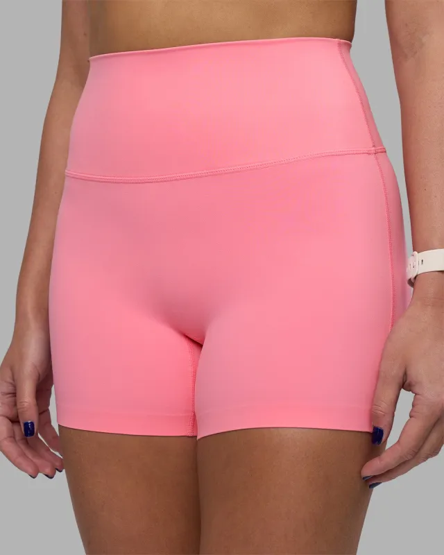 Elixir Ultra High-Rise 4" Short - Candy Pink sold by LSKD