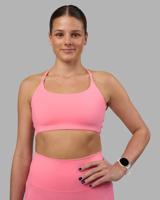 Twist Sports Bra - Candy Pink sold by LSKD