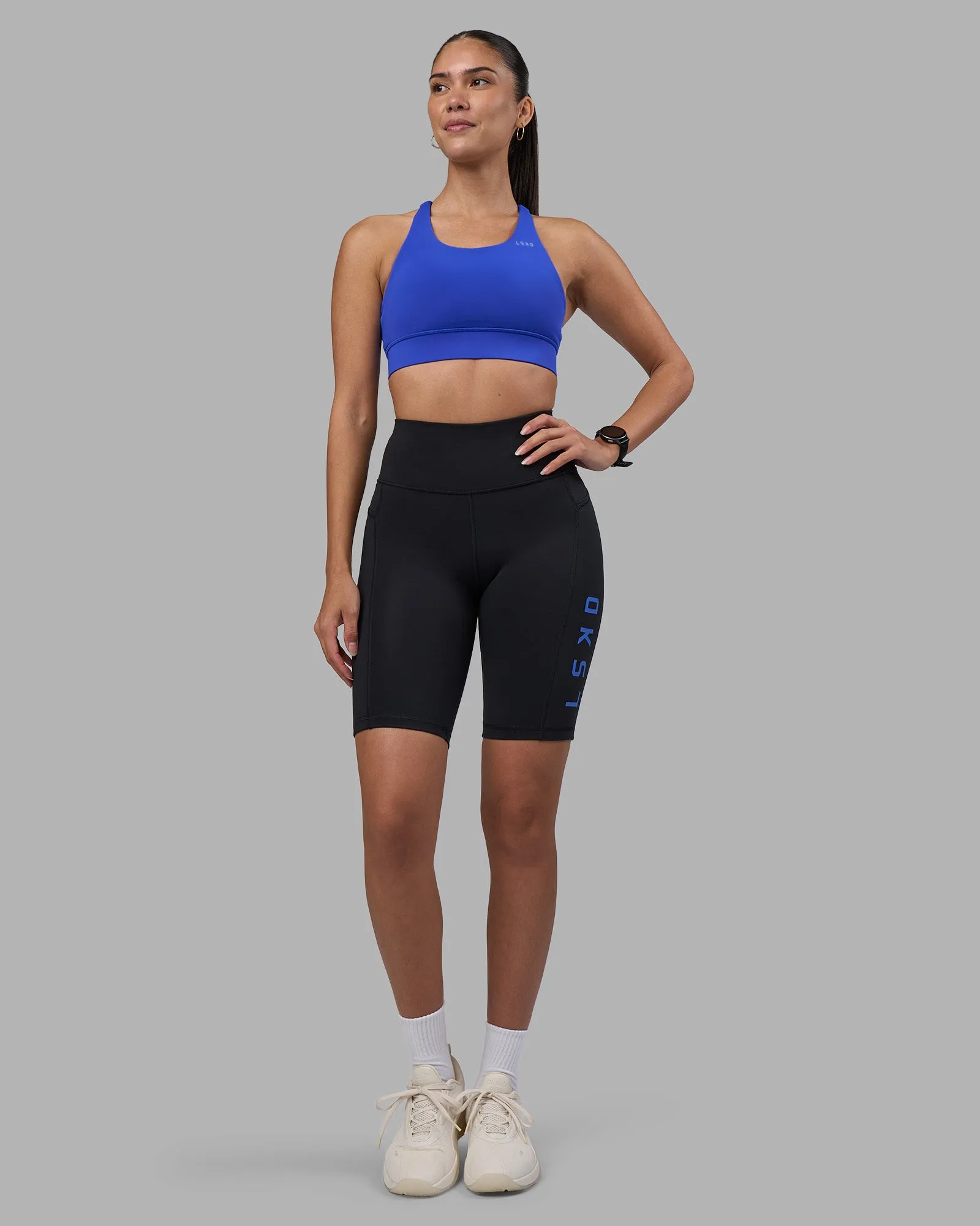 Rep Ultra High-Rise 9" Short Pockets - Black-Power Cobalt sold by LSKD product image thumbnail 2