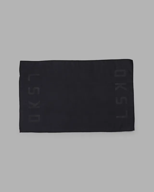 Perform Microfibre Lightweight Towel Small - Black sold by LSKD