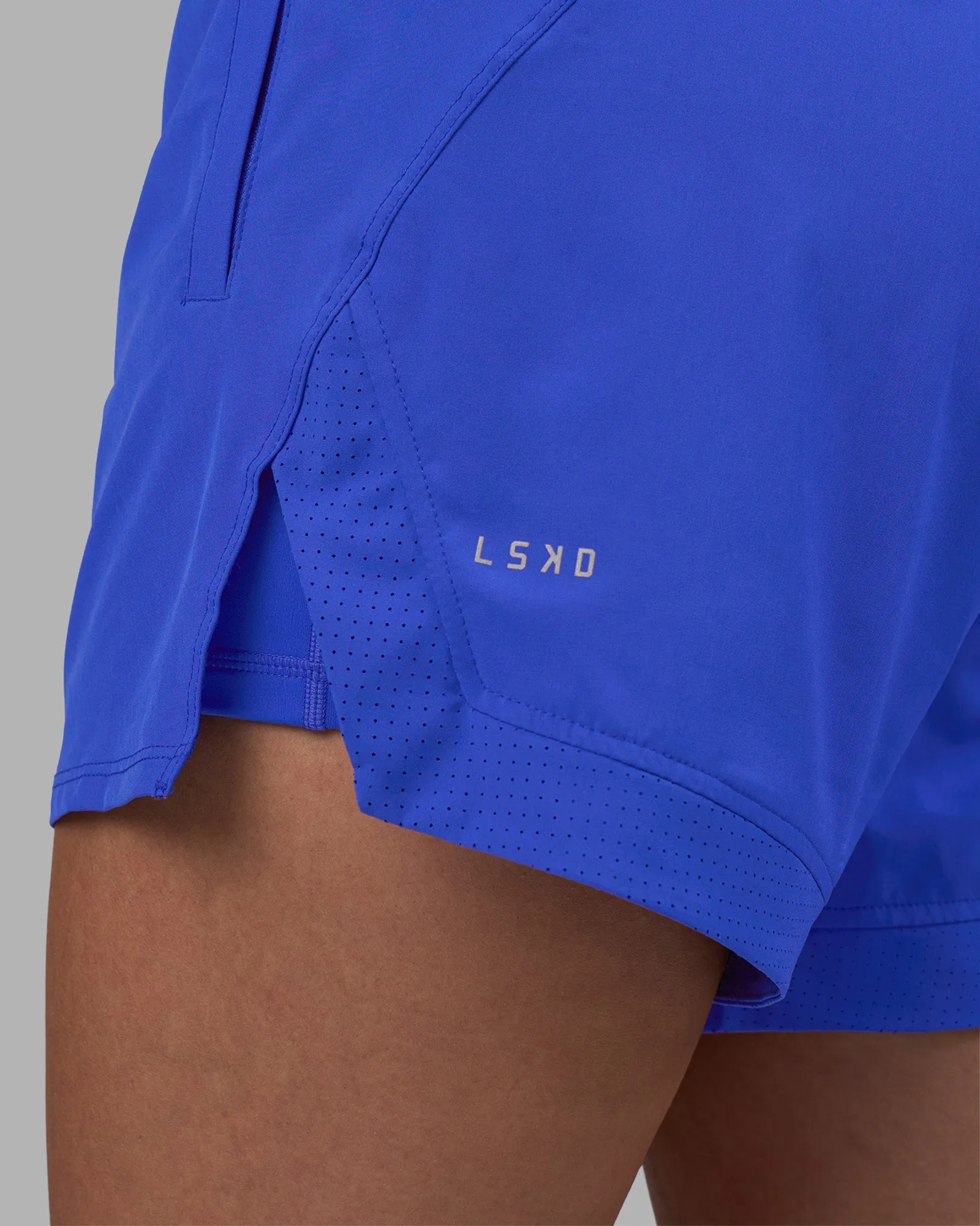 Challenger 5" Lined Performance Short - Power Cobalt sold by LSKD product image thumbnail 5