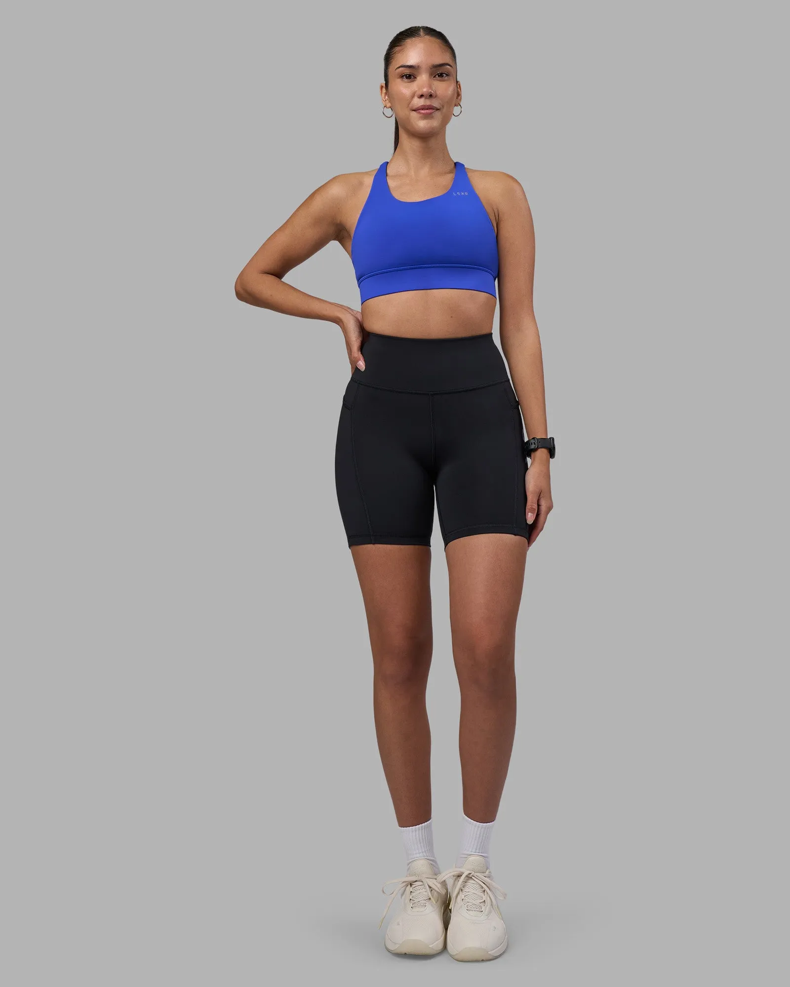 Rep Ultra High-Rise 6" Short Pockets - Black-Power Cobalt sold by LSKD product image thumbnail 5