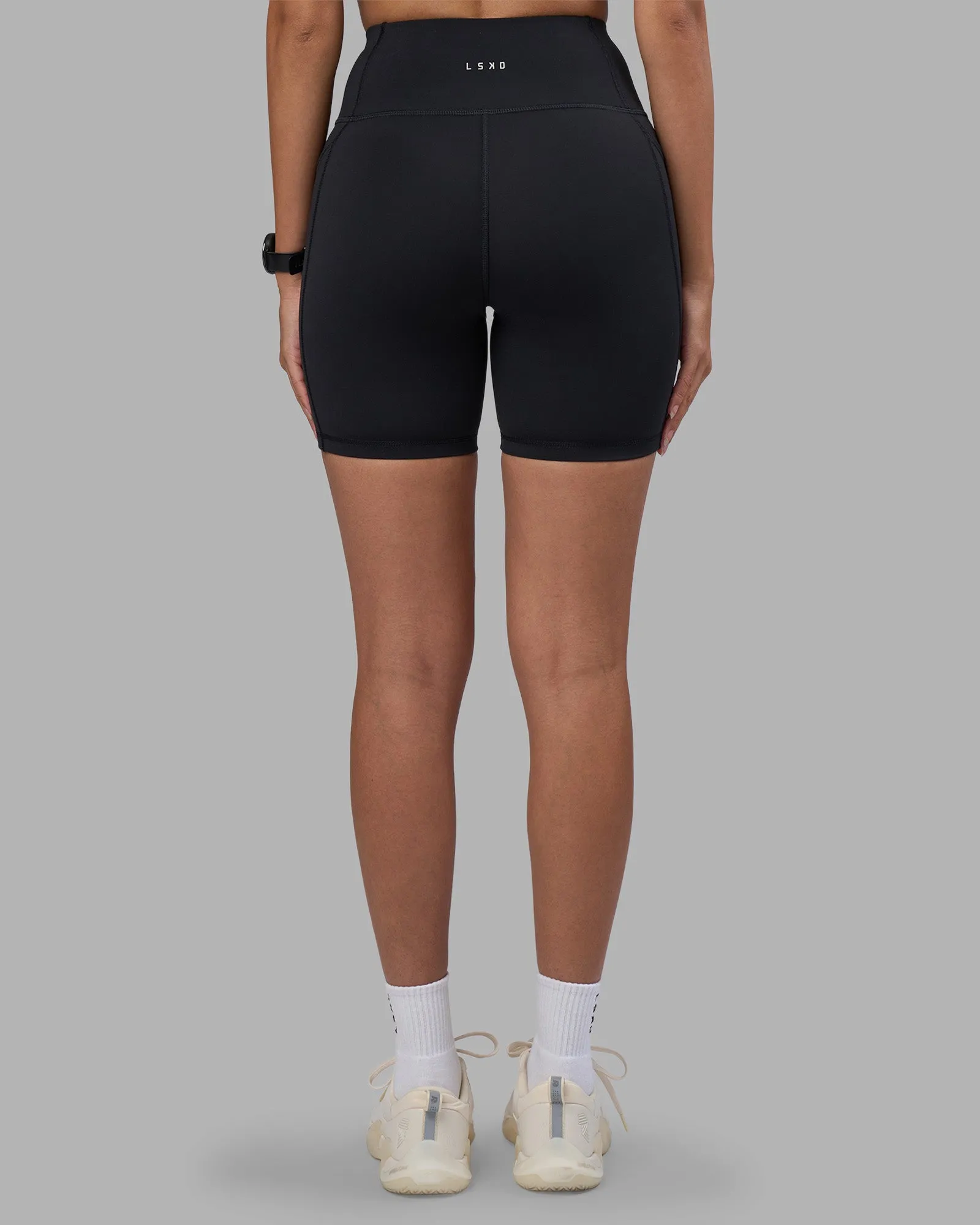 Rep Ultra High-Rise 6" Short Pockets - Black-Power Cobalt sold by LSKD product image thumbnail 4