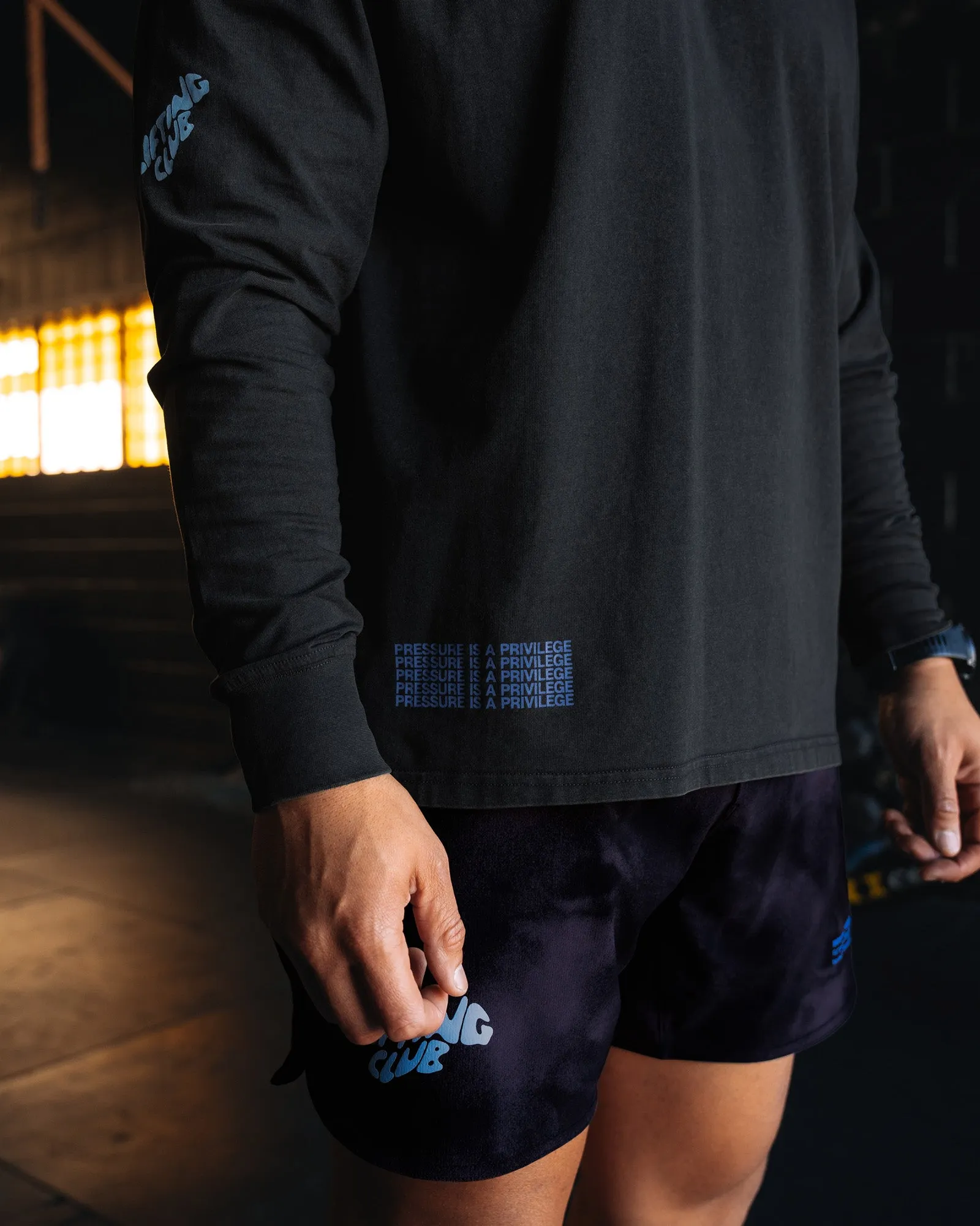 Cali FLXCotton Oversized Long Sleeve Tee - Black Washed sold by LSKD product image thumbnail 4