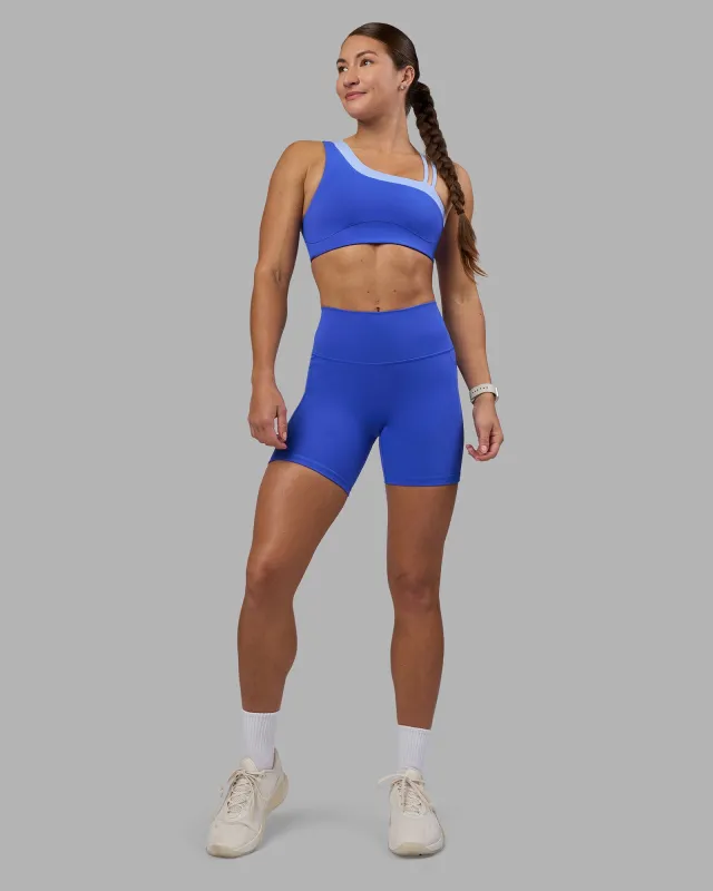 Fusion High-Rise 6" Short Pockets - Power Cobalt sold by LSKD