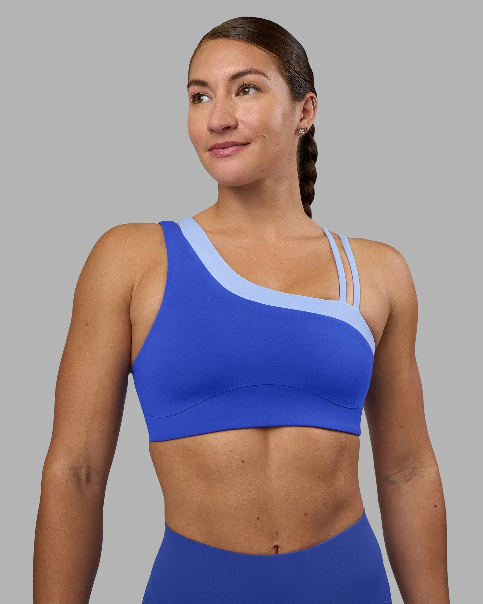 Thrive Asymmetric Sports Bra - Power Cobalt-Open Air sold by LSKD product image thumbnail 2