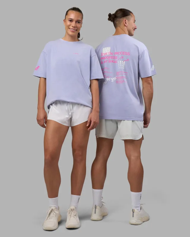 Cali FLXCotton Oversized Tee - Sweet Lavender Washed sold by LSKD