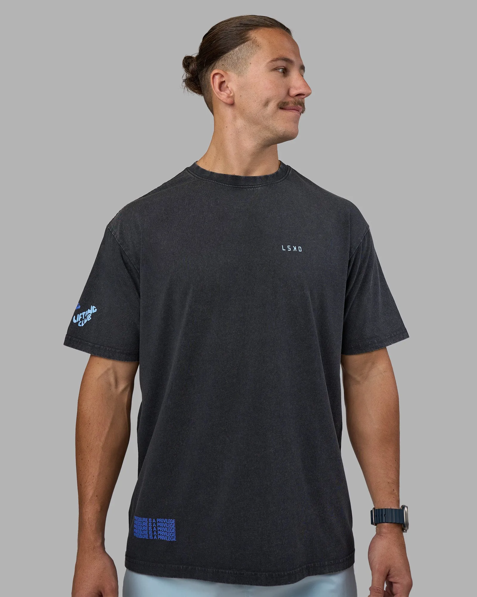 Cali FLXCotton Oversized Tee - Black Washed sold by LSKD product image thumbnail 3