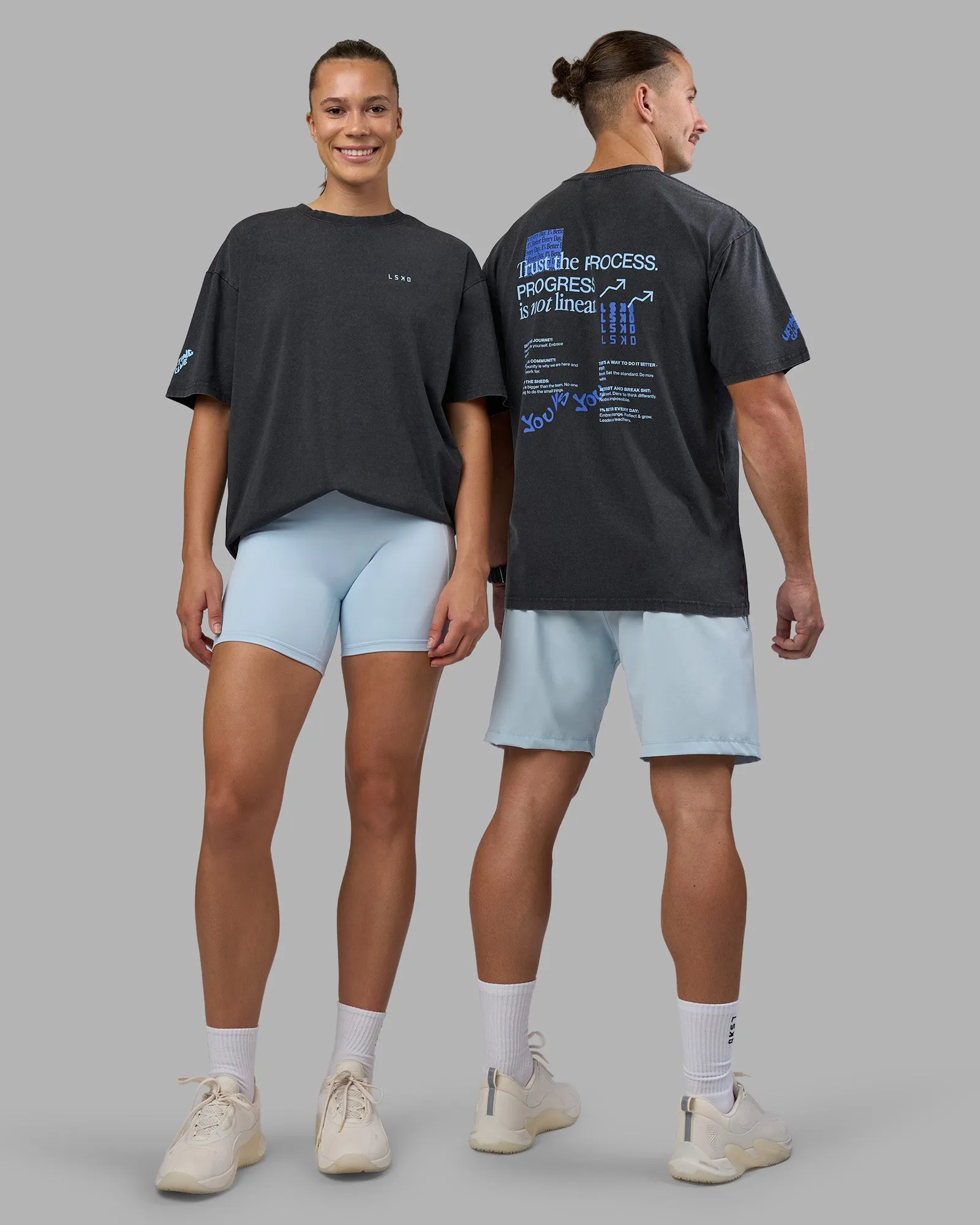 Cali FLXCotton Oversized Tee - Black Washed sold by LSKD