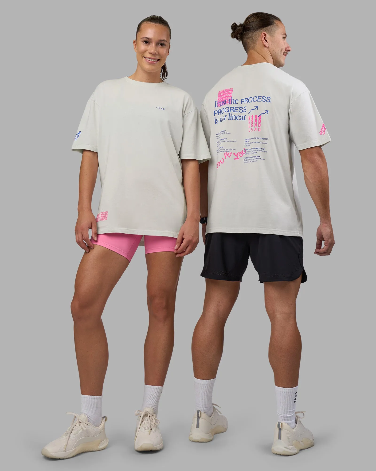 Cali FLXCotton Oversized Tee - Digital Mist Washed sold by LSKD