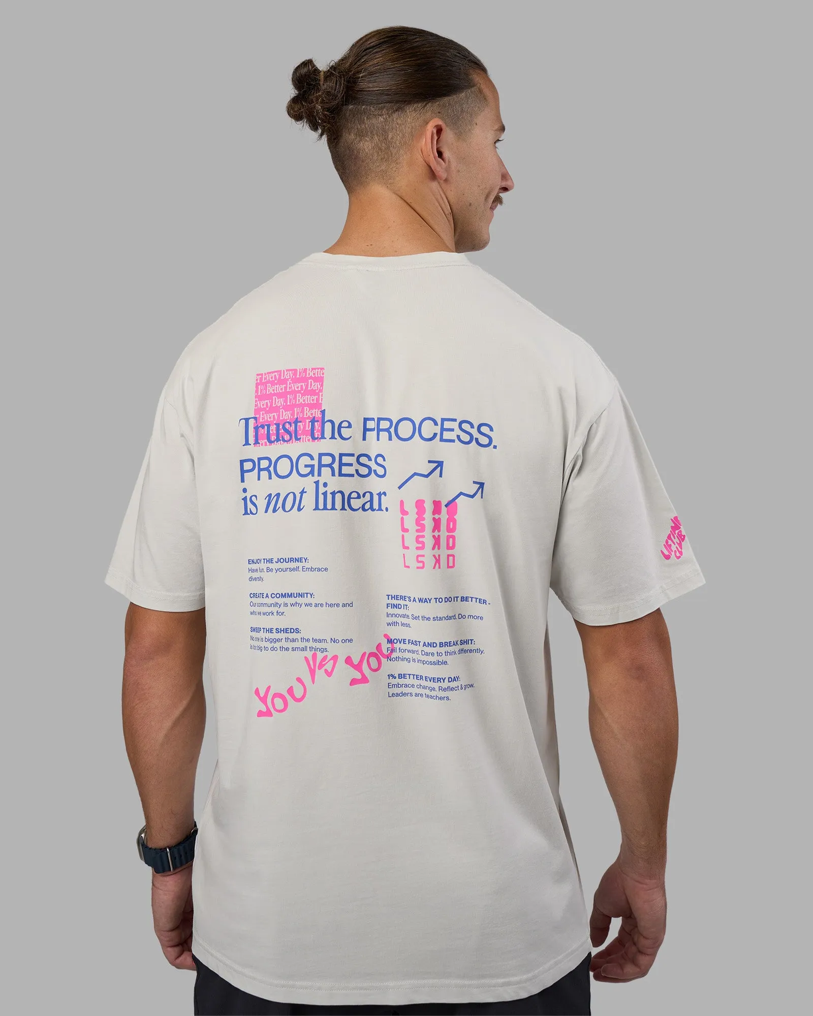 Cali FLXCotton Oversized Tee - Digital Mist Washed sold by LSKD product image thumbnail 3