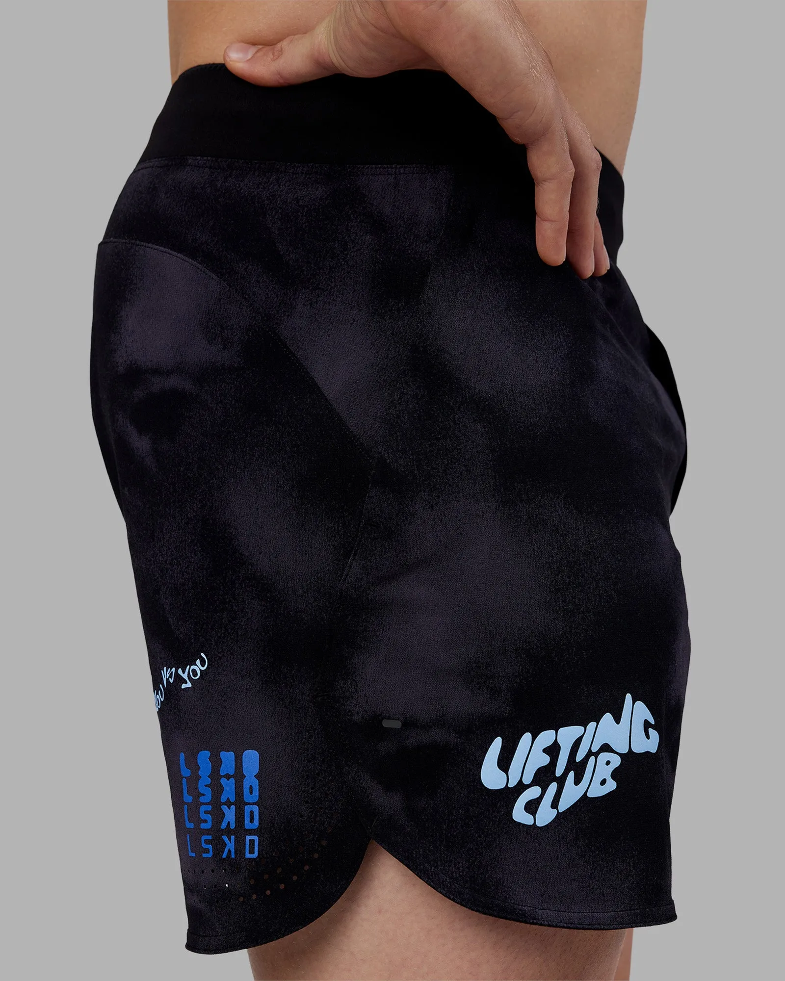 Lift 6" Short - Black Washed-Blue sold by LSKD