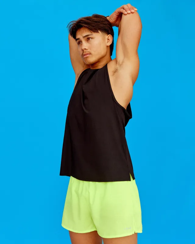Pace 3" Performance Short - Lime Glo sold by LSKD