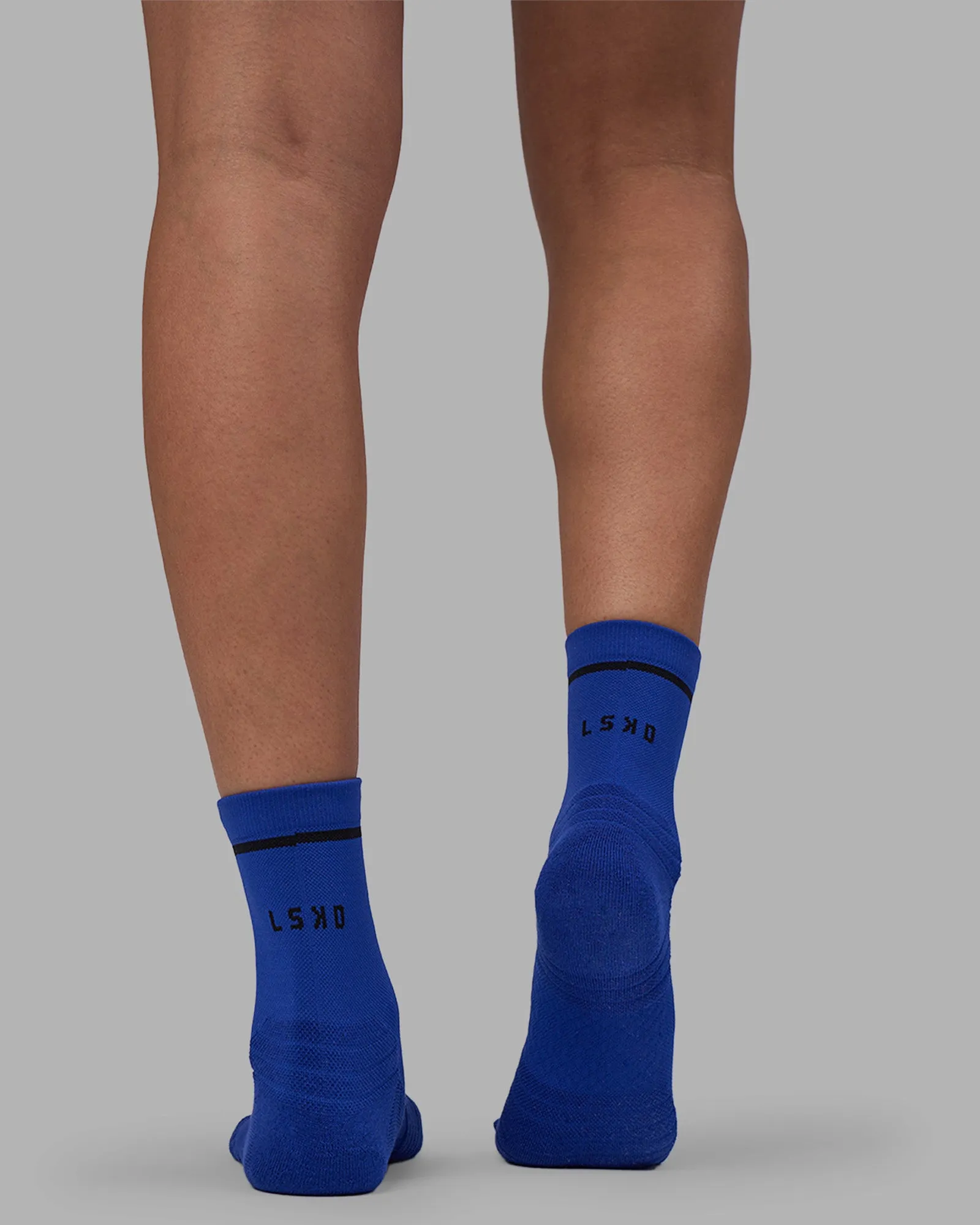 Fast Performance Quarter Socks - Power Cobalt-Black sold by LSKD product image thumbnail 5