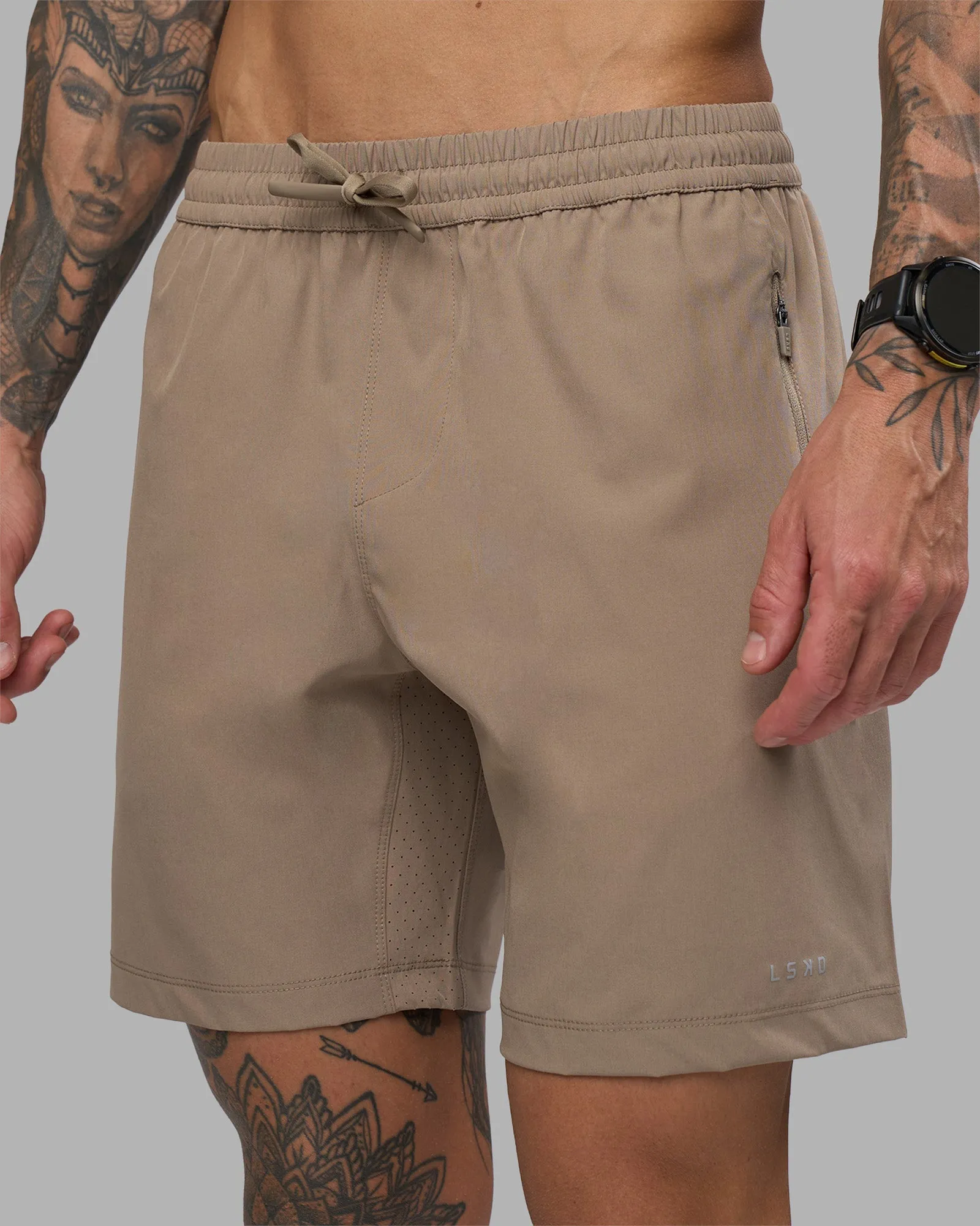 Rep 7'' Performance Short - Greige sold by LSKD product image thumbnail 2