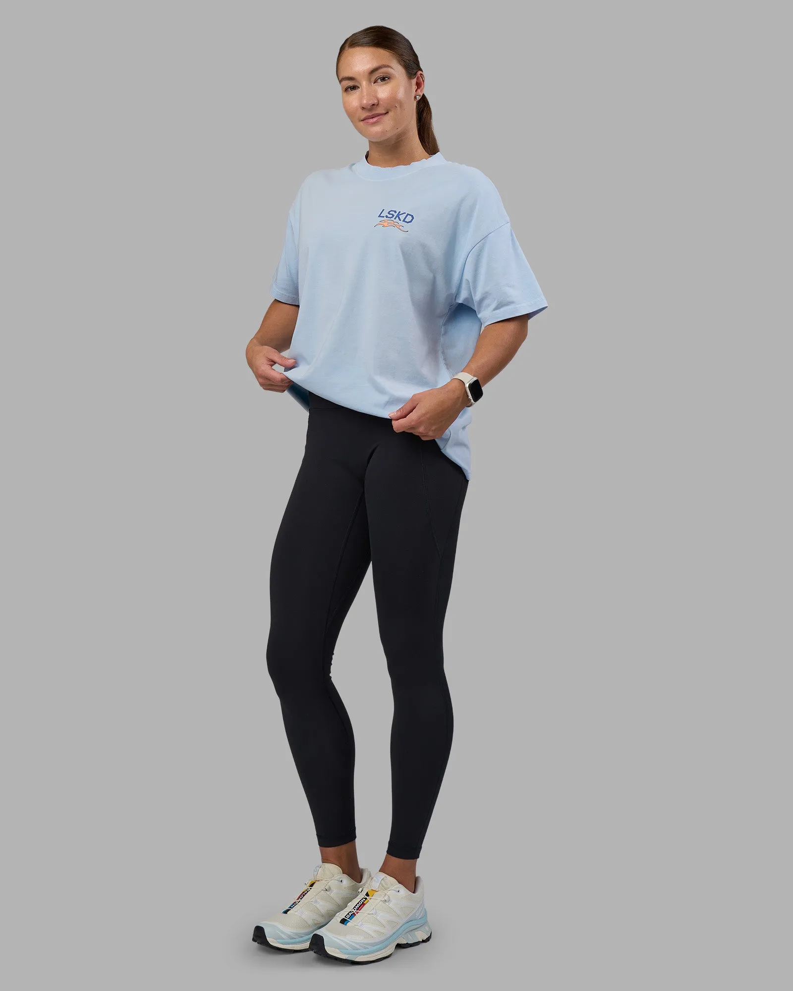 Digital World Heavyweight FLXCotton Oversized Tee - Open Air-Cantaloupe sold by LSKD product image thumbnail 3