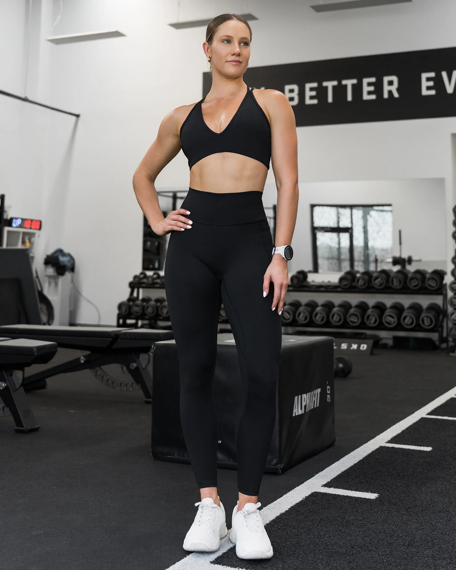 Stamina Pulse Sports Bra - Black sold by LSKD product image thumbnail 3