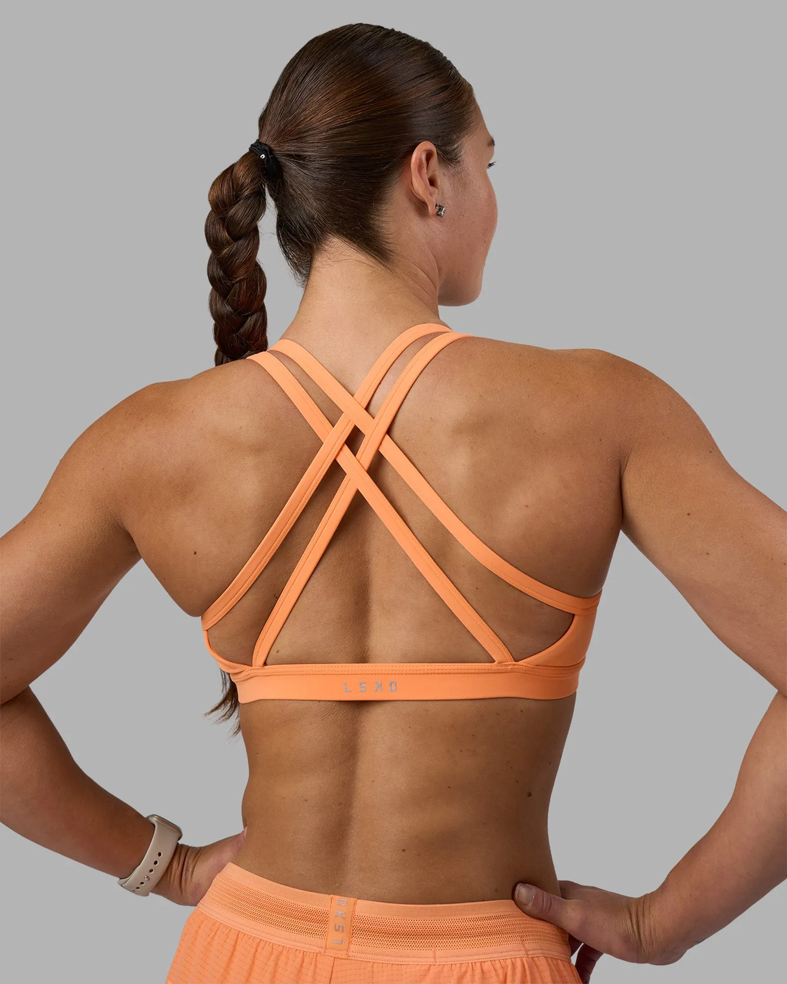 Velocity Sports Bra - Cantaloupe sold by LSKD
