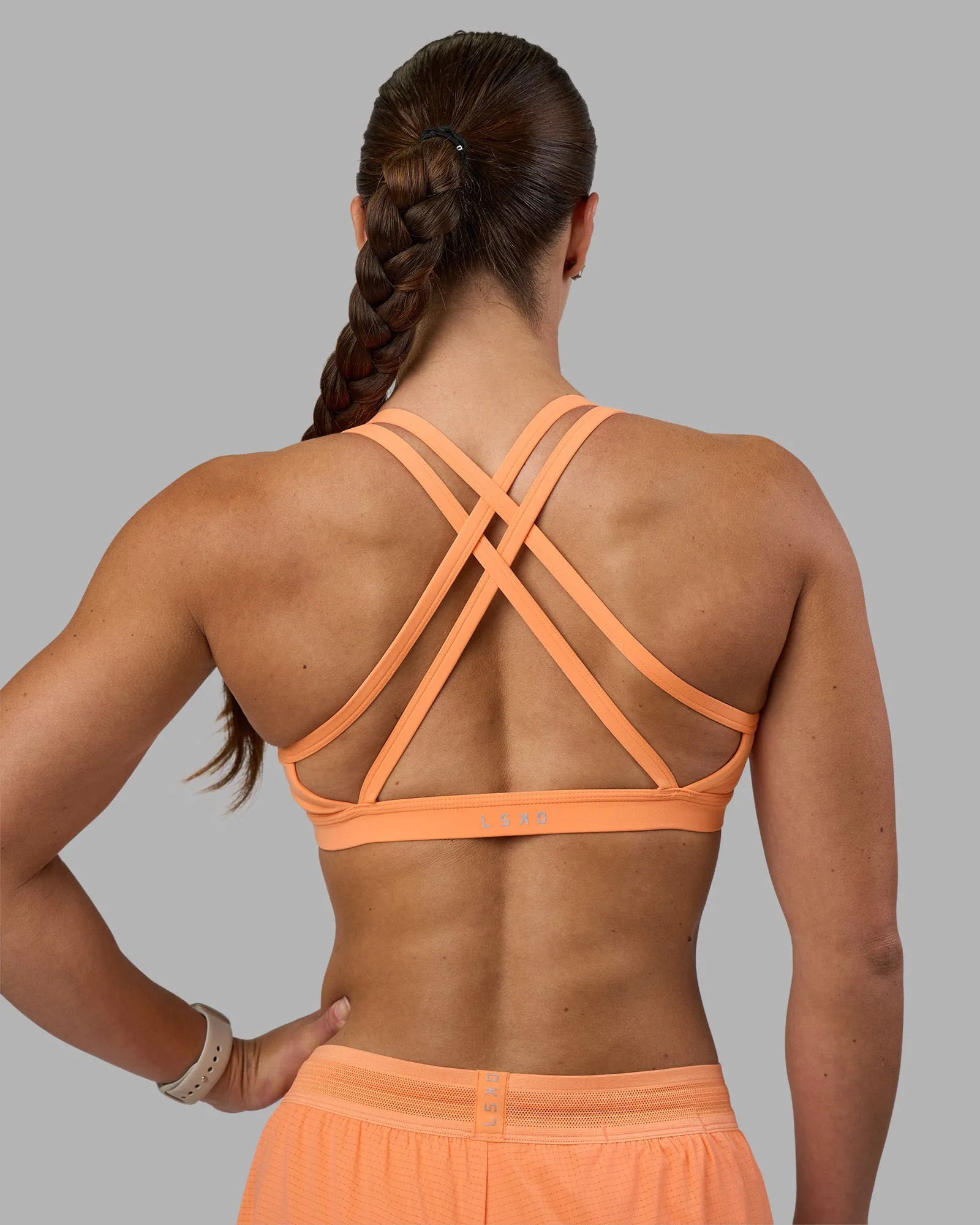 Velocity Sports Bra - Cantaloupe sold by LSKD product image thumbnail 4