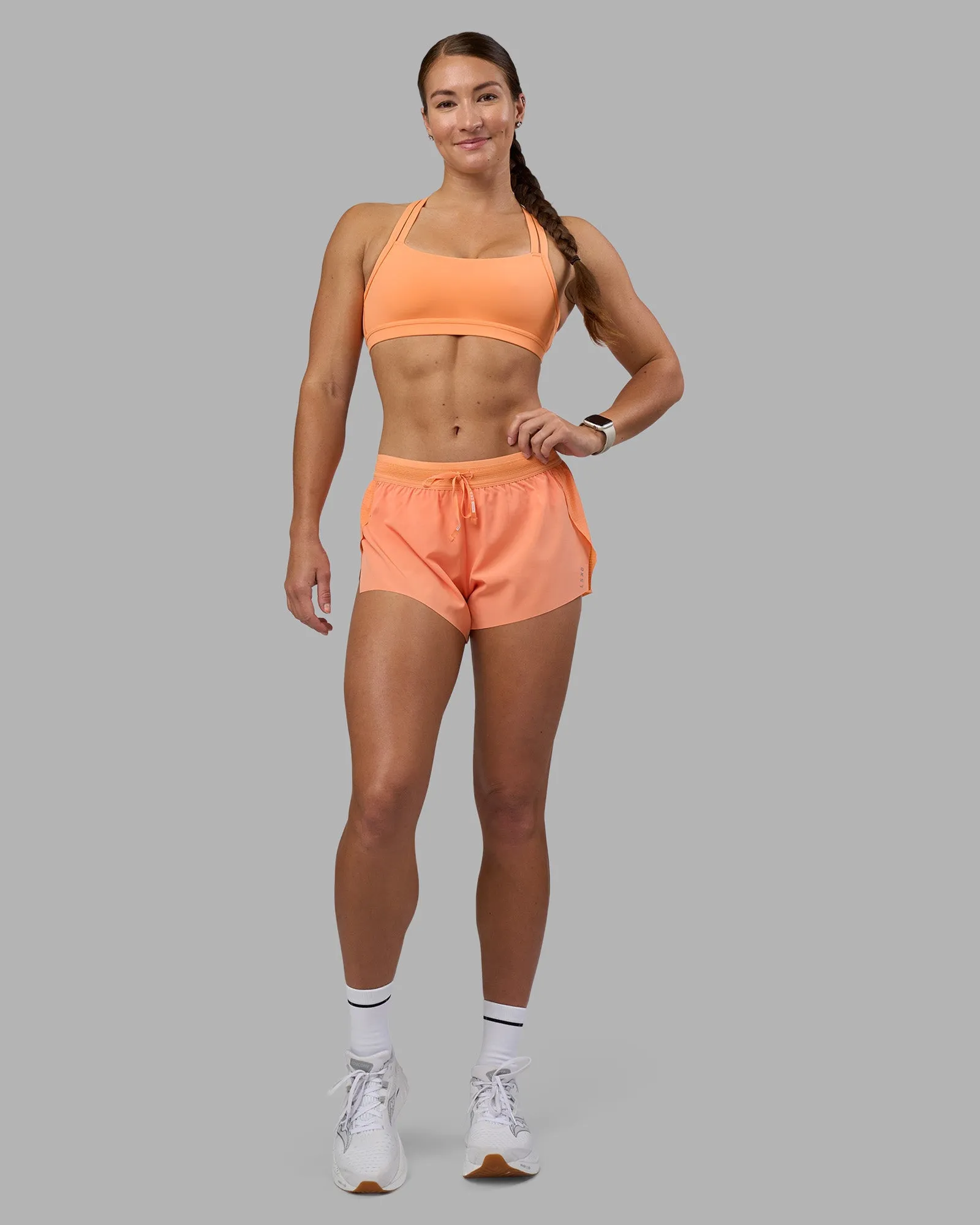 Accelerate 3" Mid-Rise Running Short - Cantaloupe sold by LSKD product image thumbnail 5