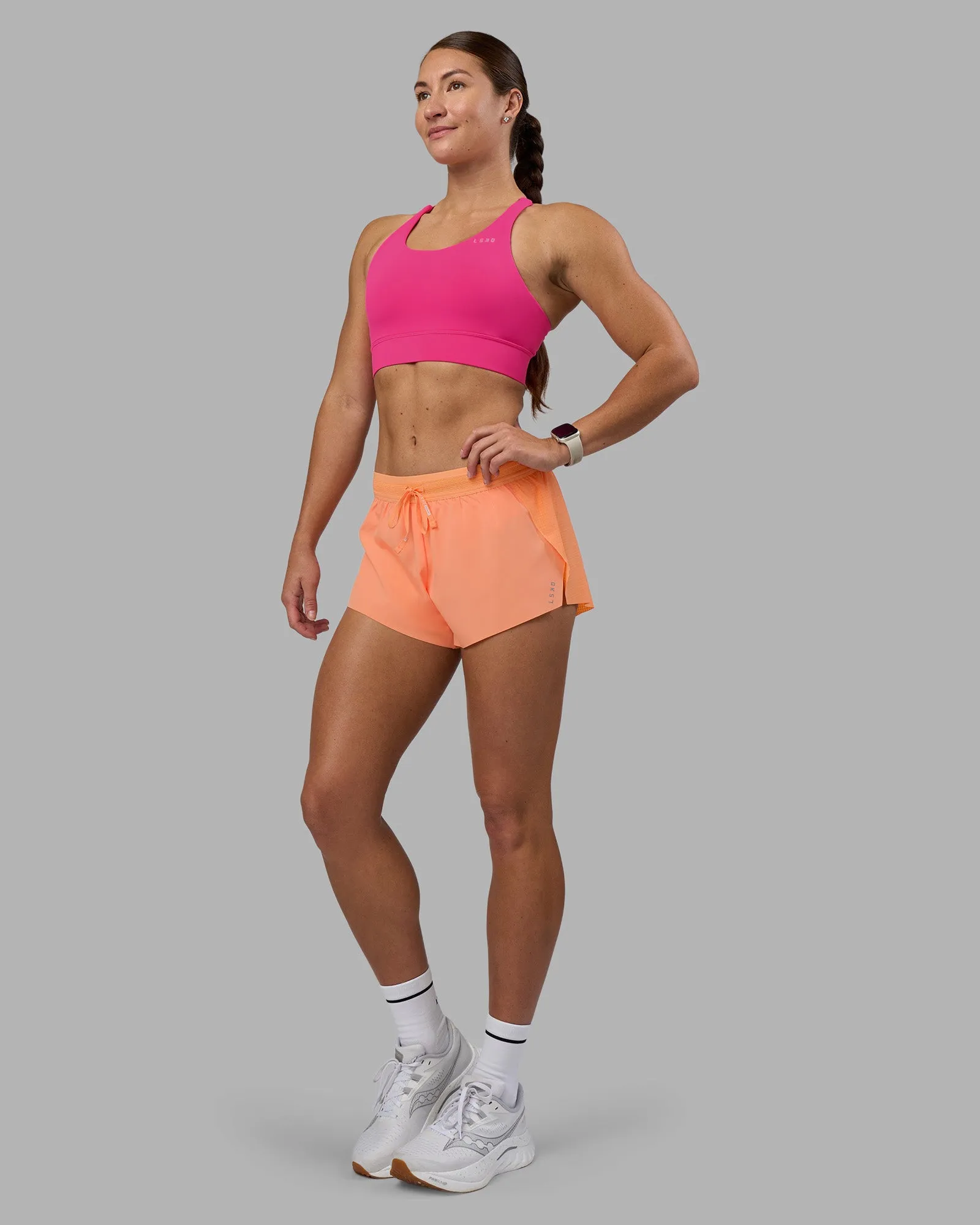 Accelerate Sports Bra - Ultra Pink sold by LSKD product image thumbnail 3