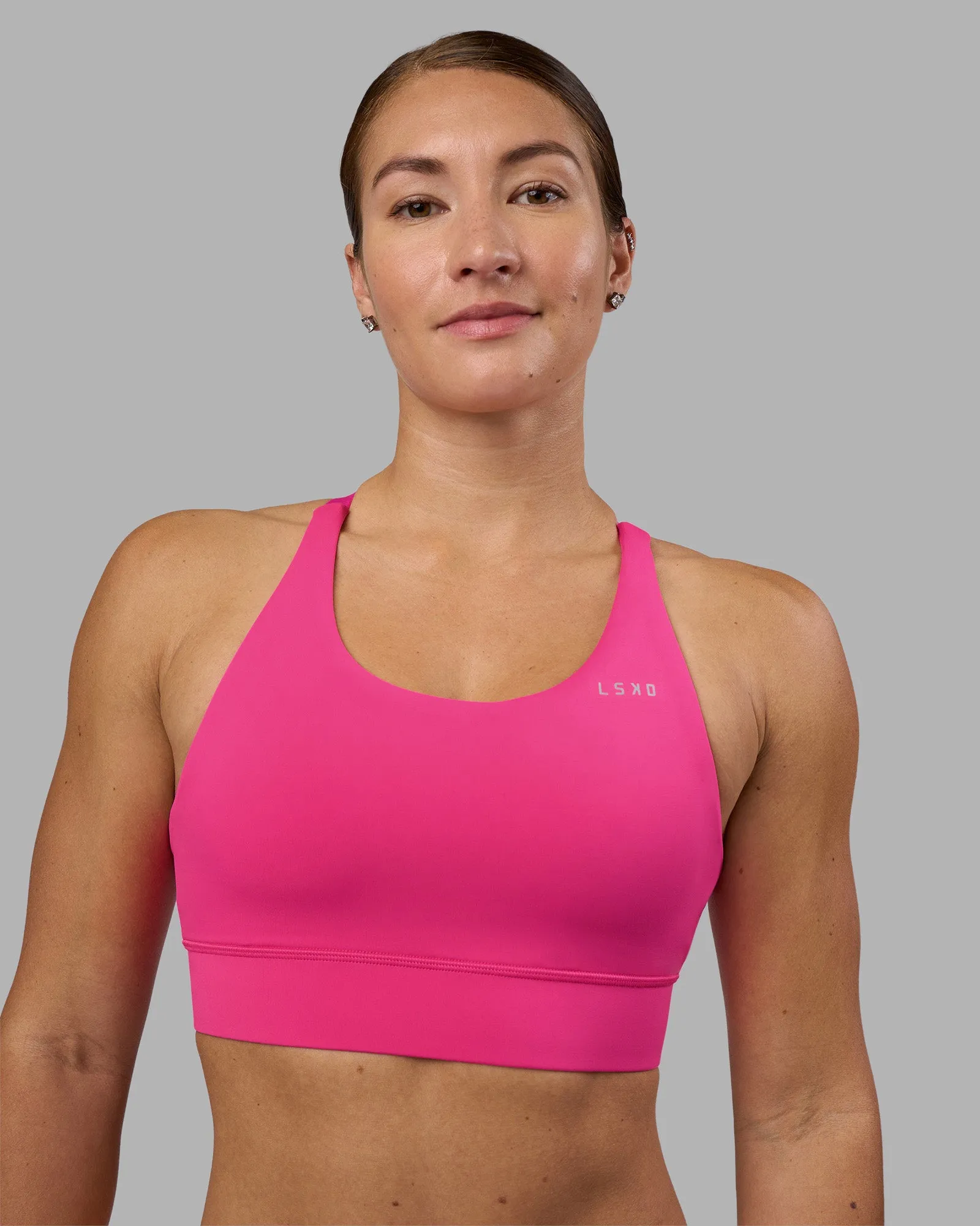 Accelerate Sports Bra - Ultra Pink sold by LSKD