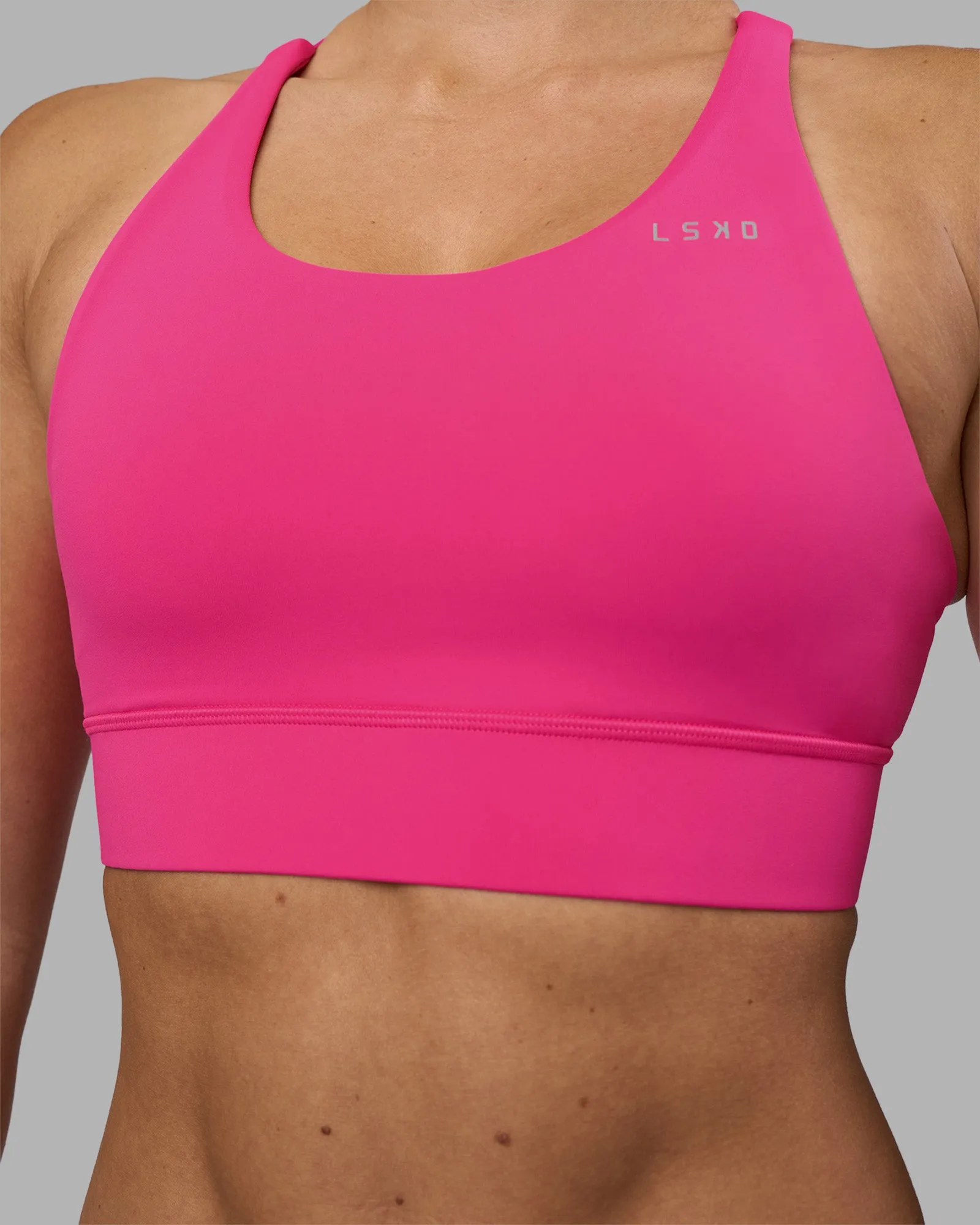 Accelerate Sports Bra - Ultra Pink sold by LSKD product image thumbnail 4