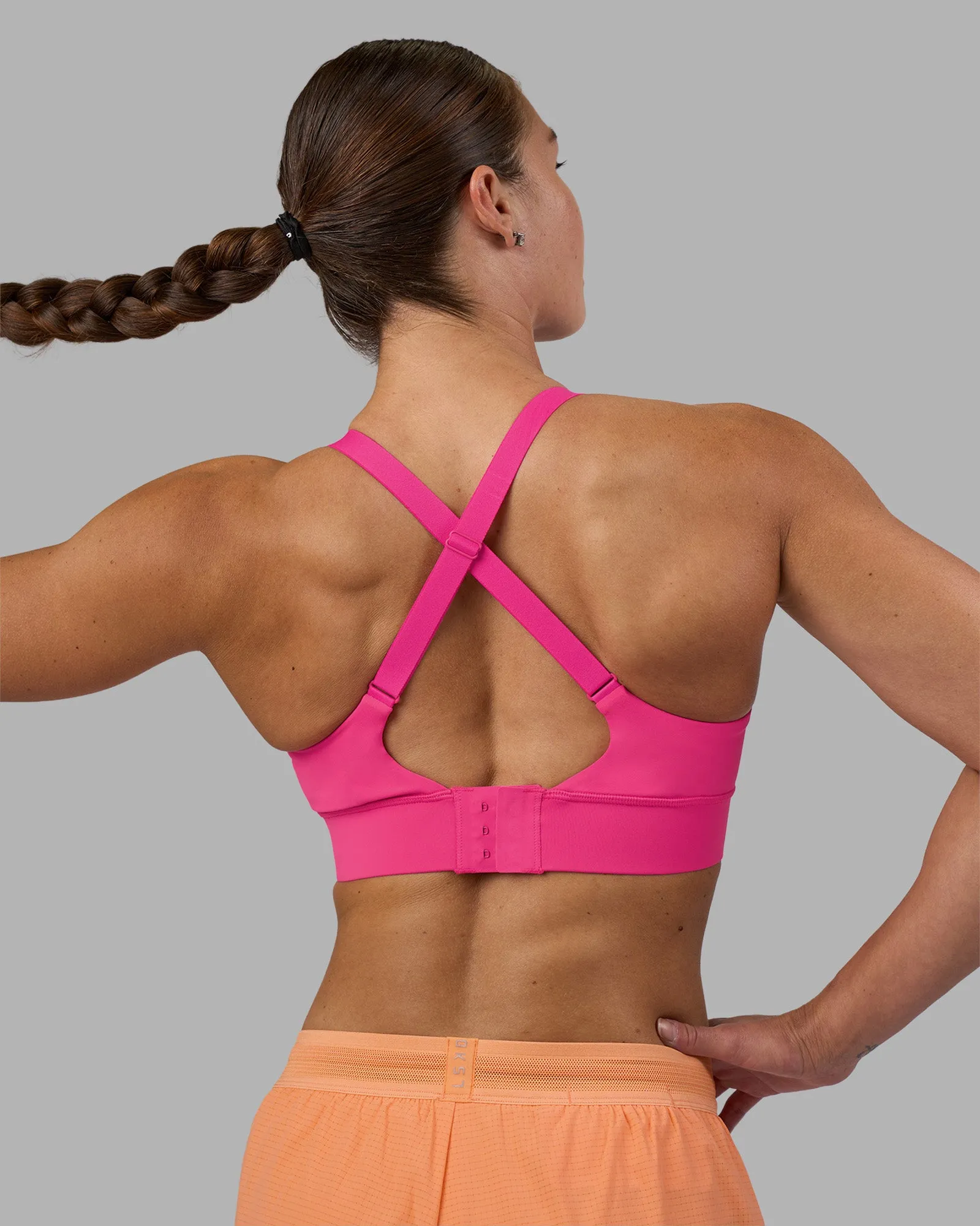Accelerate Sports Bra - Ultra Pink sold by LSKD product image thumbnail 2