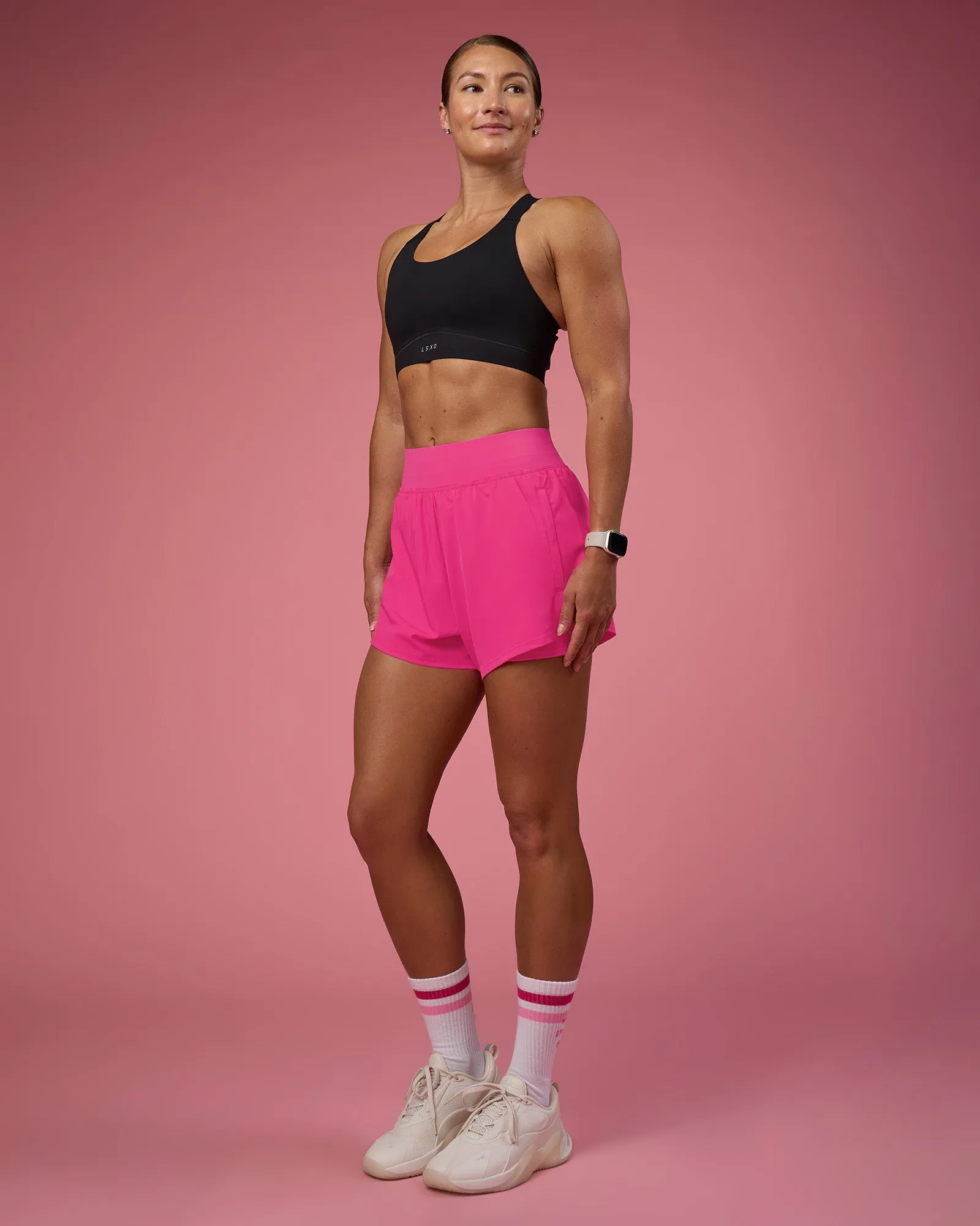 Challenger 3" Lined Performance Short - Ultra Pink sold by LSKD product image thumbnail 3