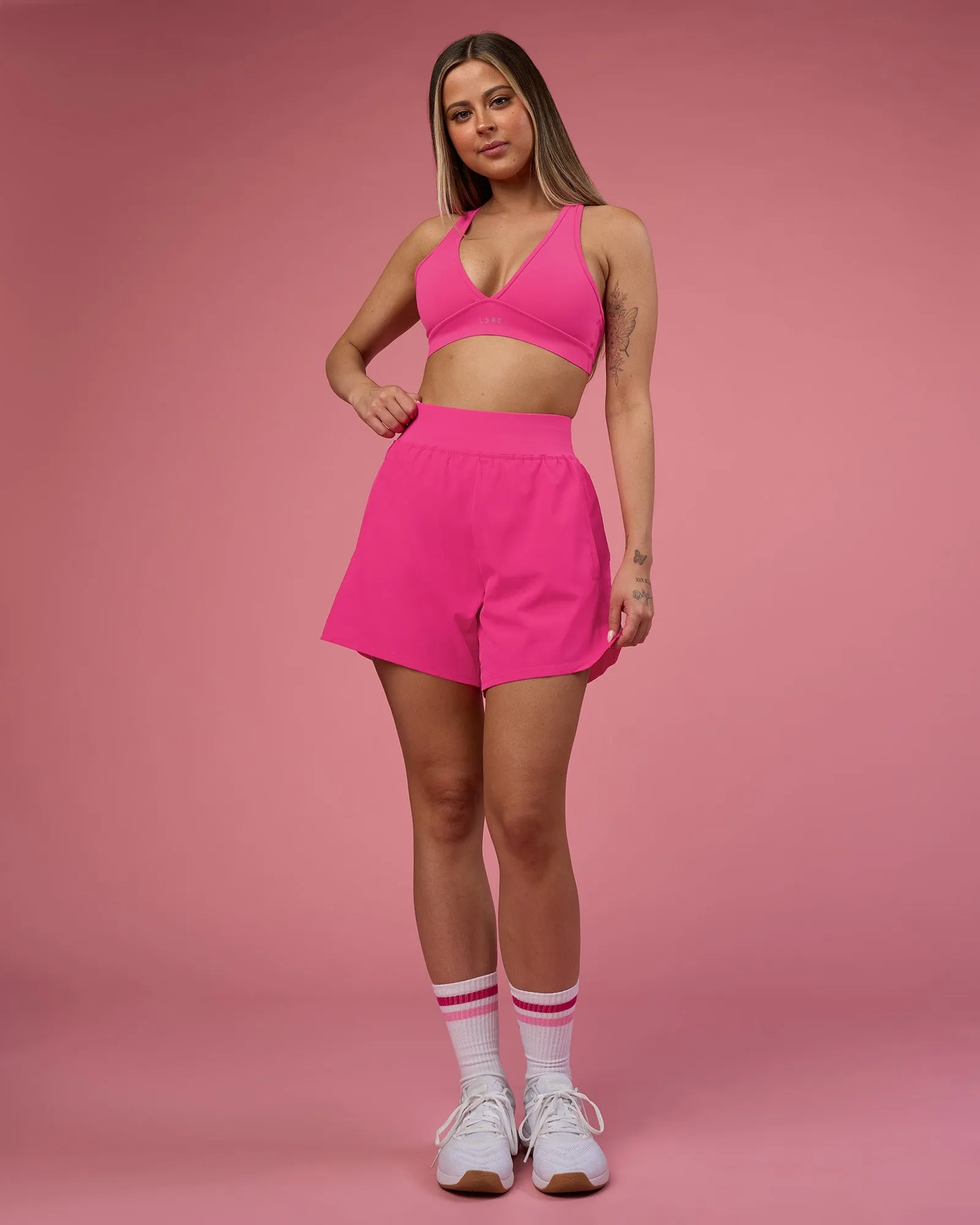 Challenger 5" Lined Performance Short - Ultra Pink sold by LSKD