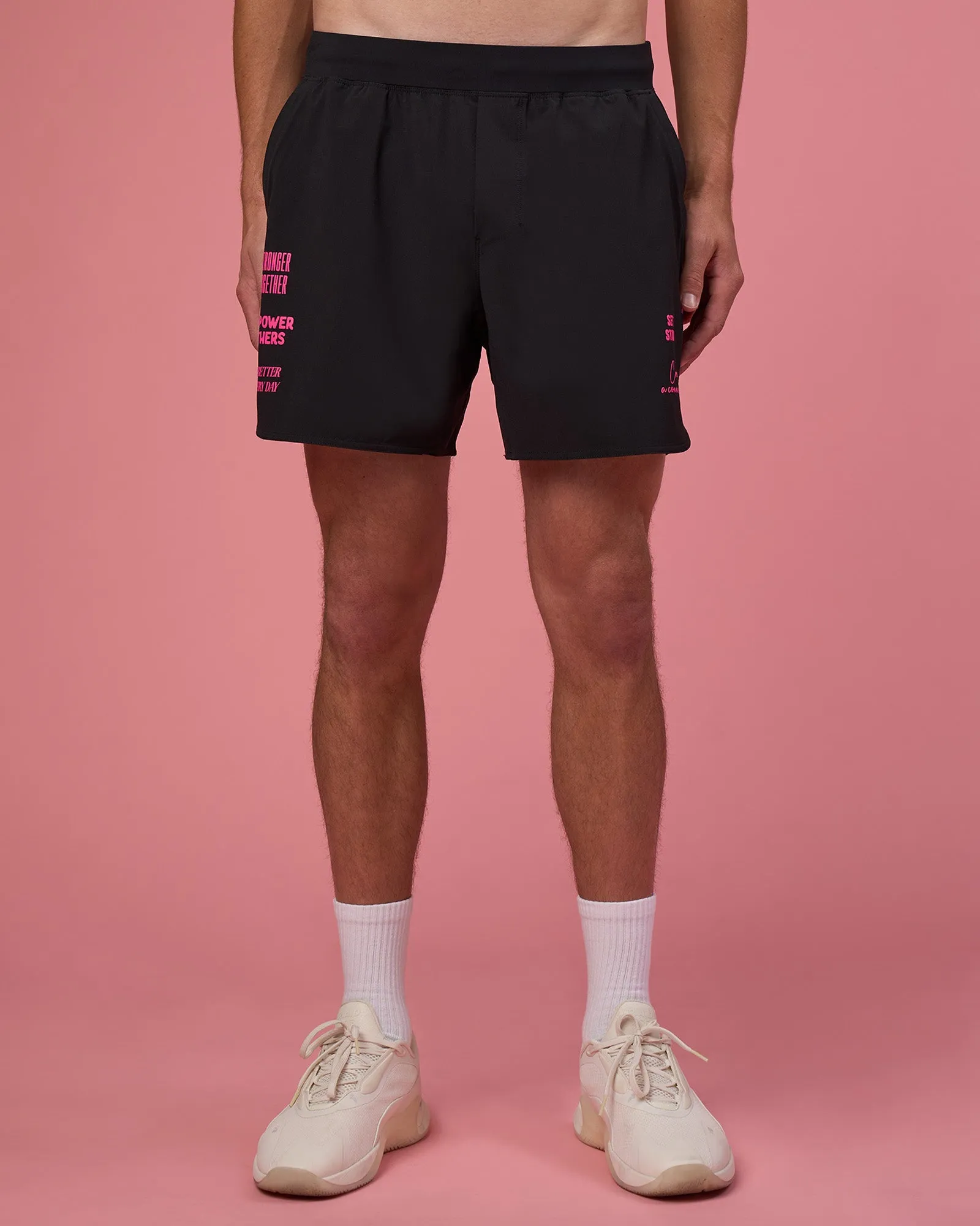 Lift 6" Short - Black-Ultra Pink sold by LSKD product image thumbnail 2