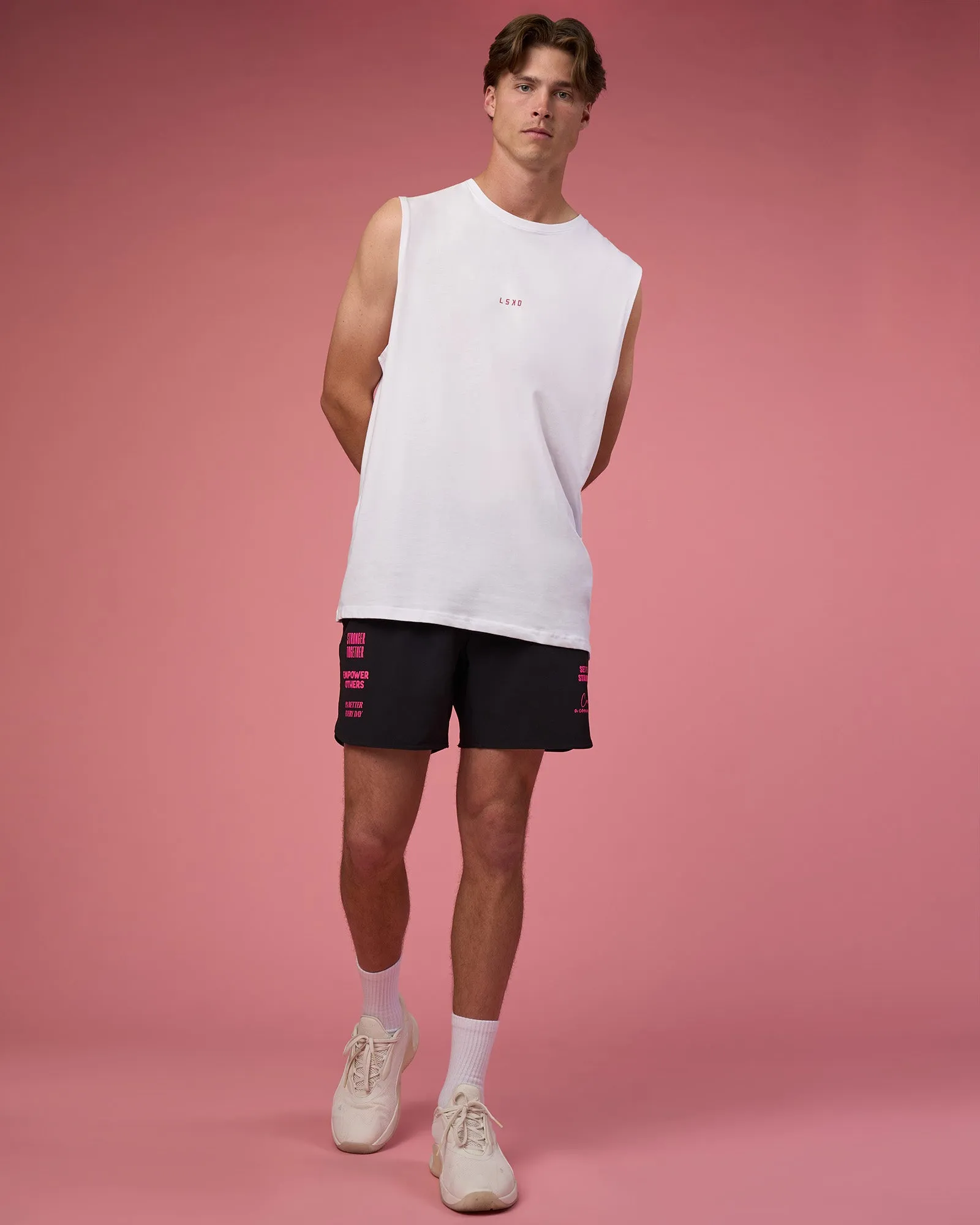 Lift 6" Short - Black-Ultra Pink sold by LSKD product image thumbnail 5