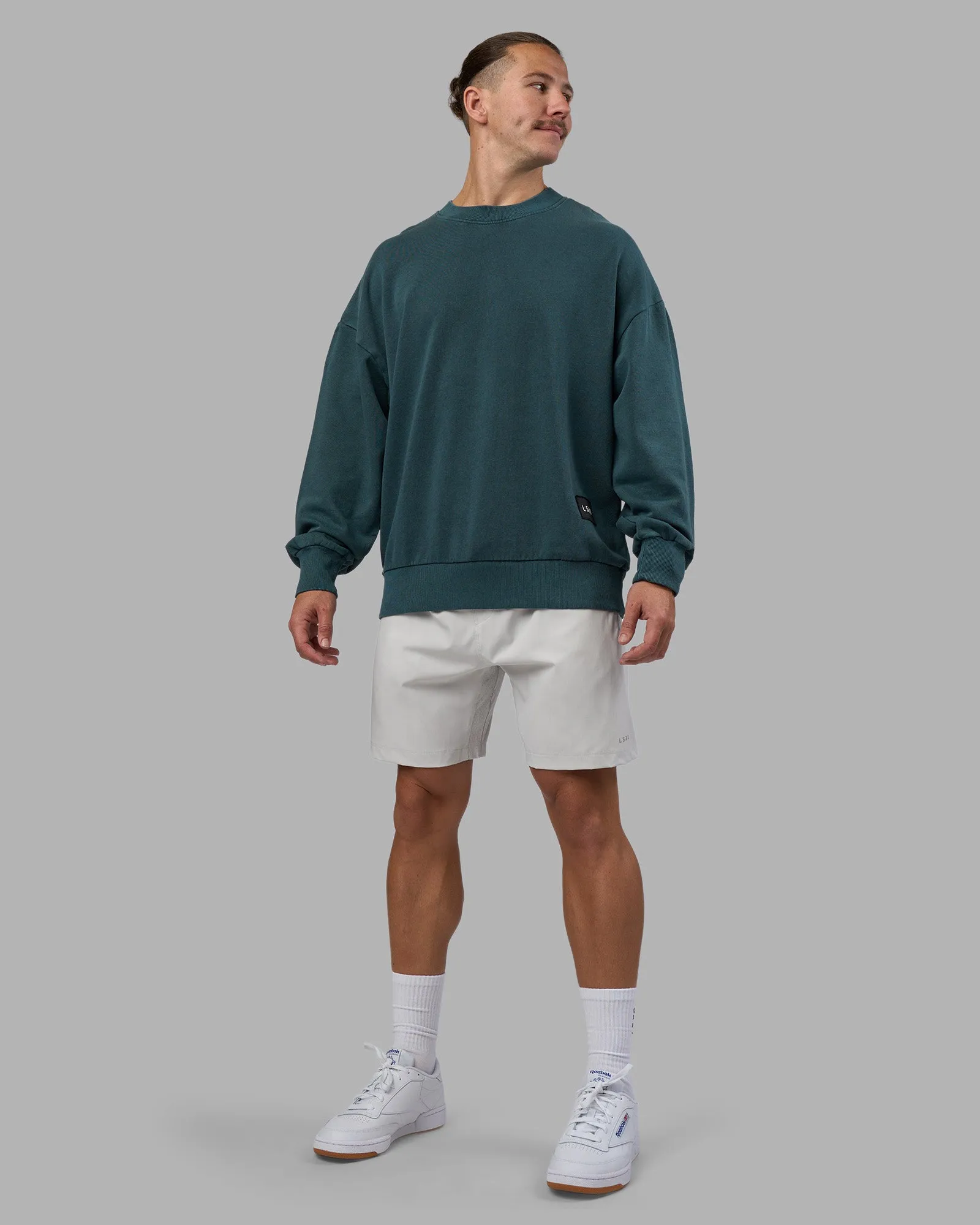 Segmented Oversized Sweater - Abyssal sold by LSKD product image thumbnail 2