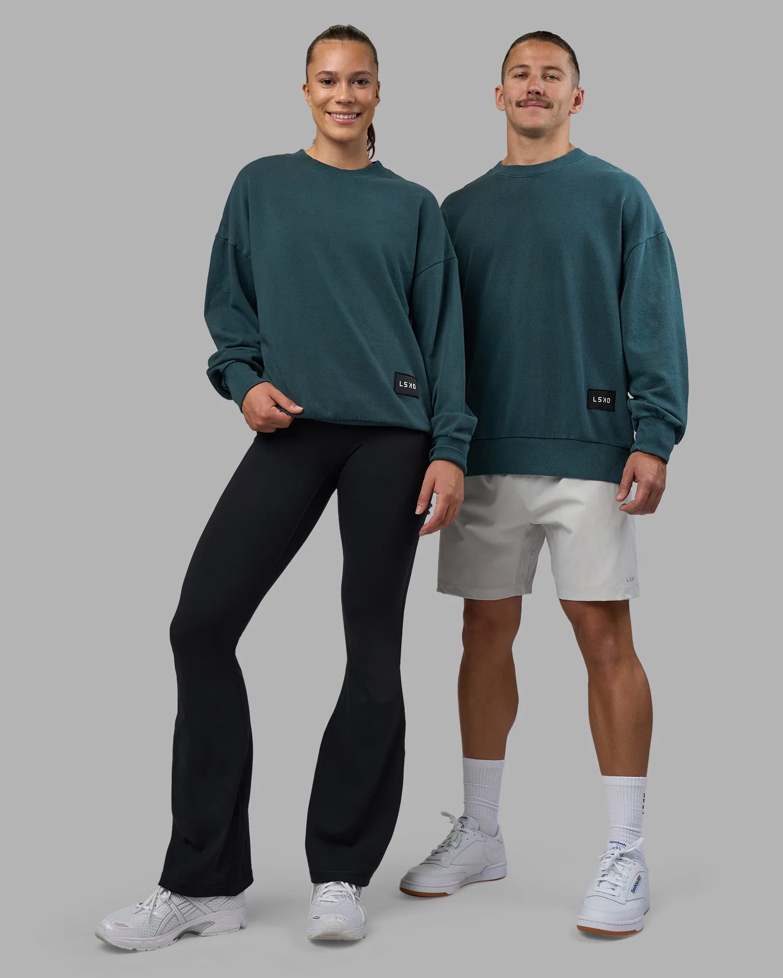 Segmented Oversized Sweater - Abyssal sold by LSKD