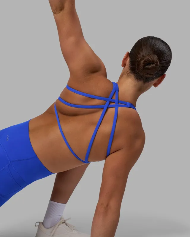 Aspire Sports Bra - Power Cobalt sold by LSKD