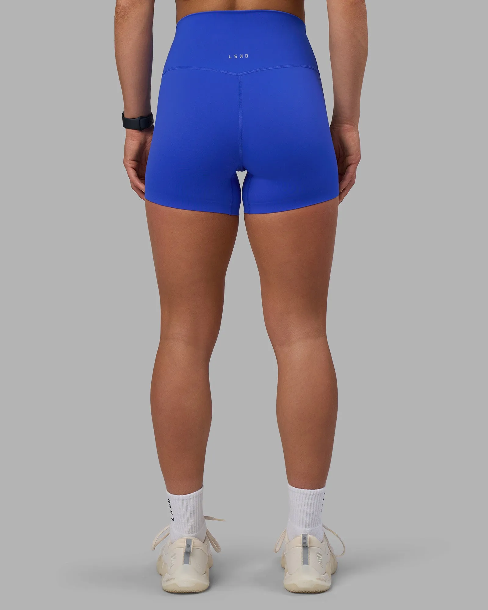 Elixir Ultra High-Rise 4" Short - Power Cobalt sold by LSKD product image thumbnail 4