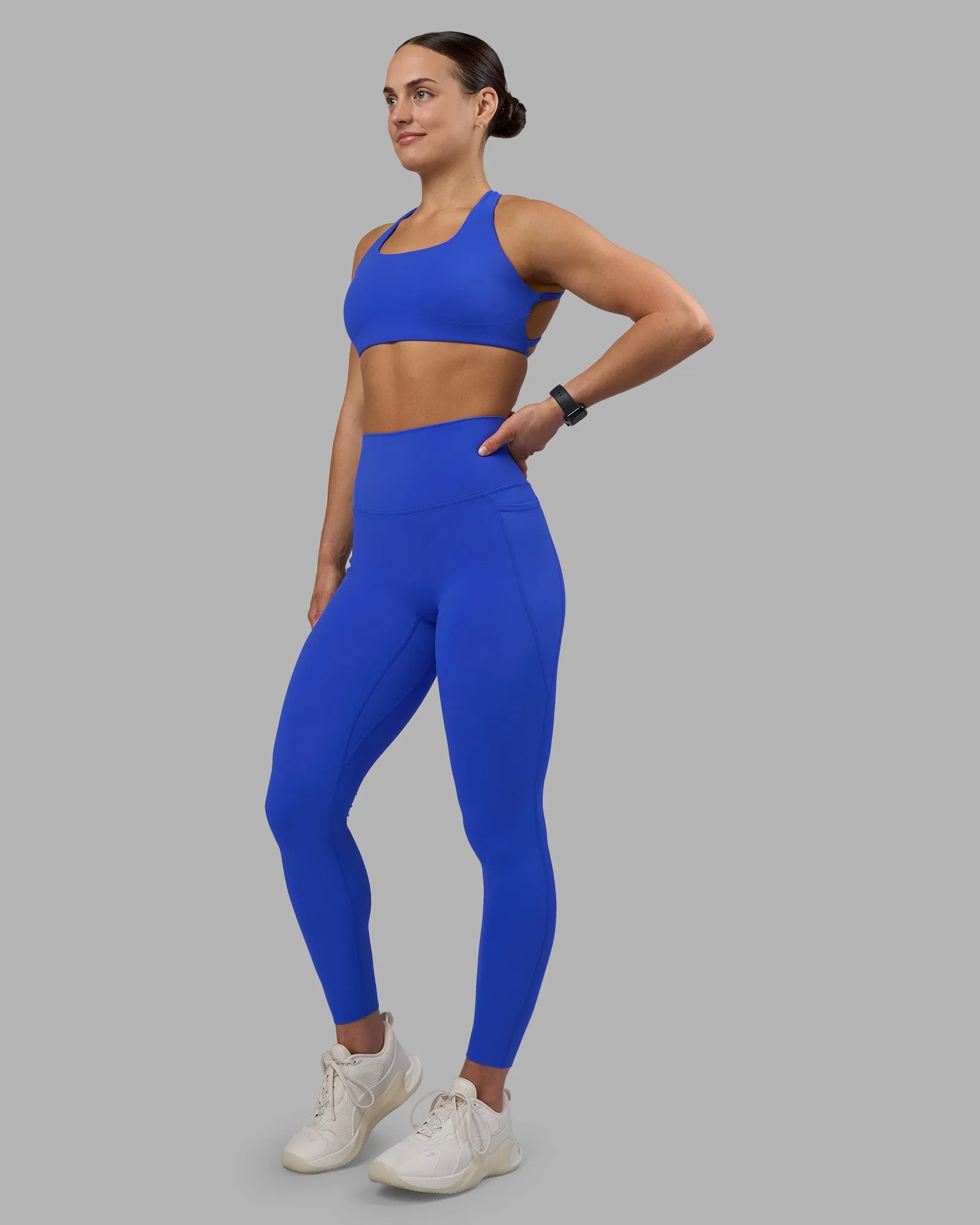 Elixir Ultra High-Rise Full Length Legging - Power Cobalt sold by LSKD product image thumbnail 2