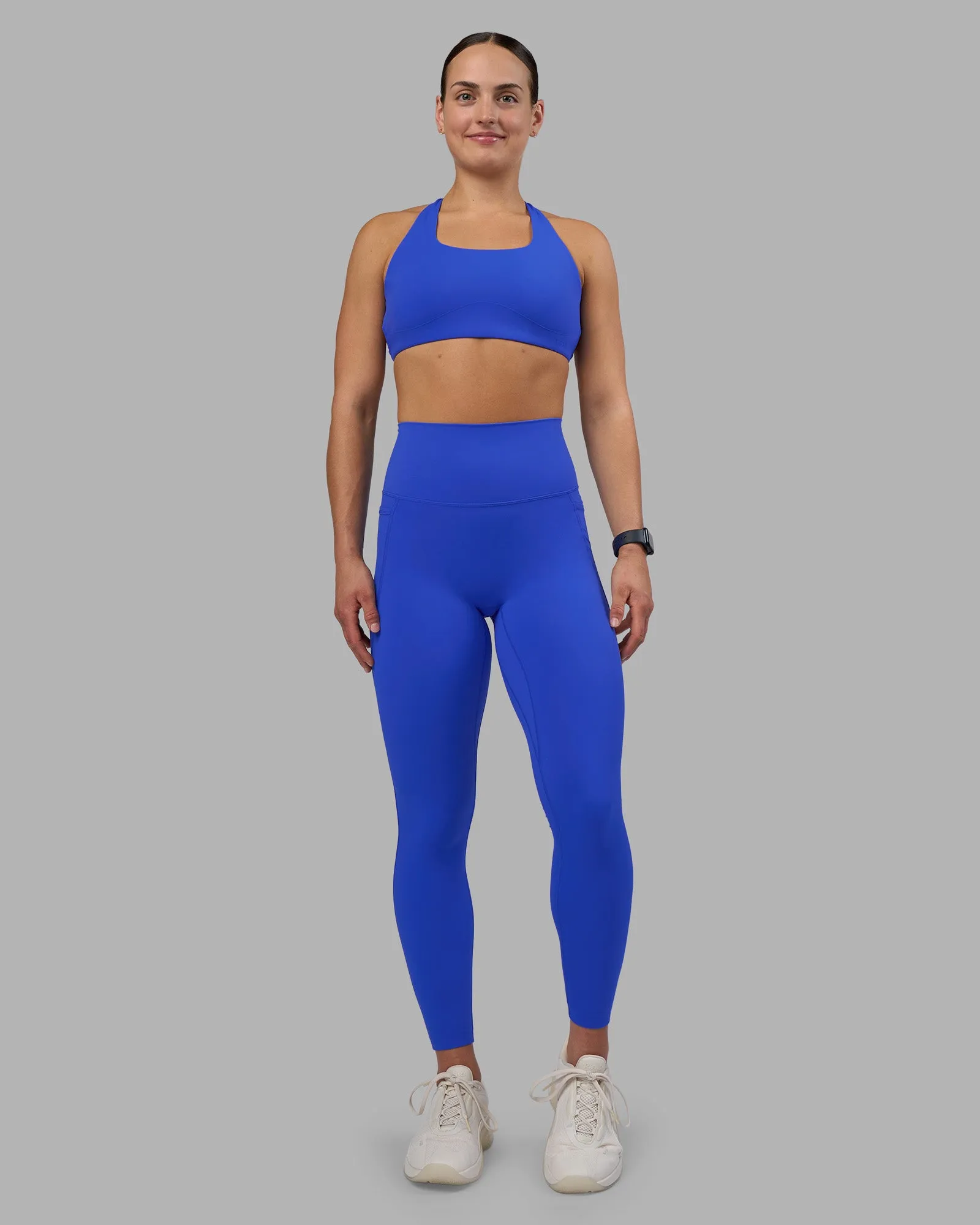 Elixir Ultra High-Rise Full Length Legging - Power Cobalt sold by LSKD product image thumbnail 5