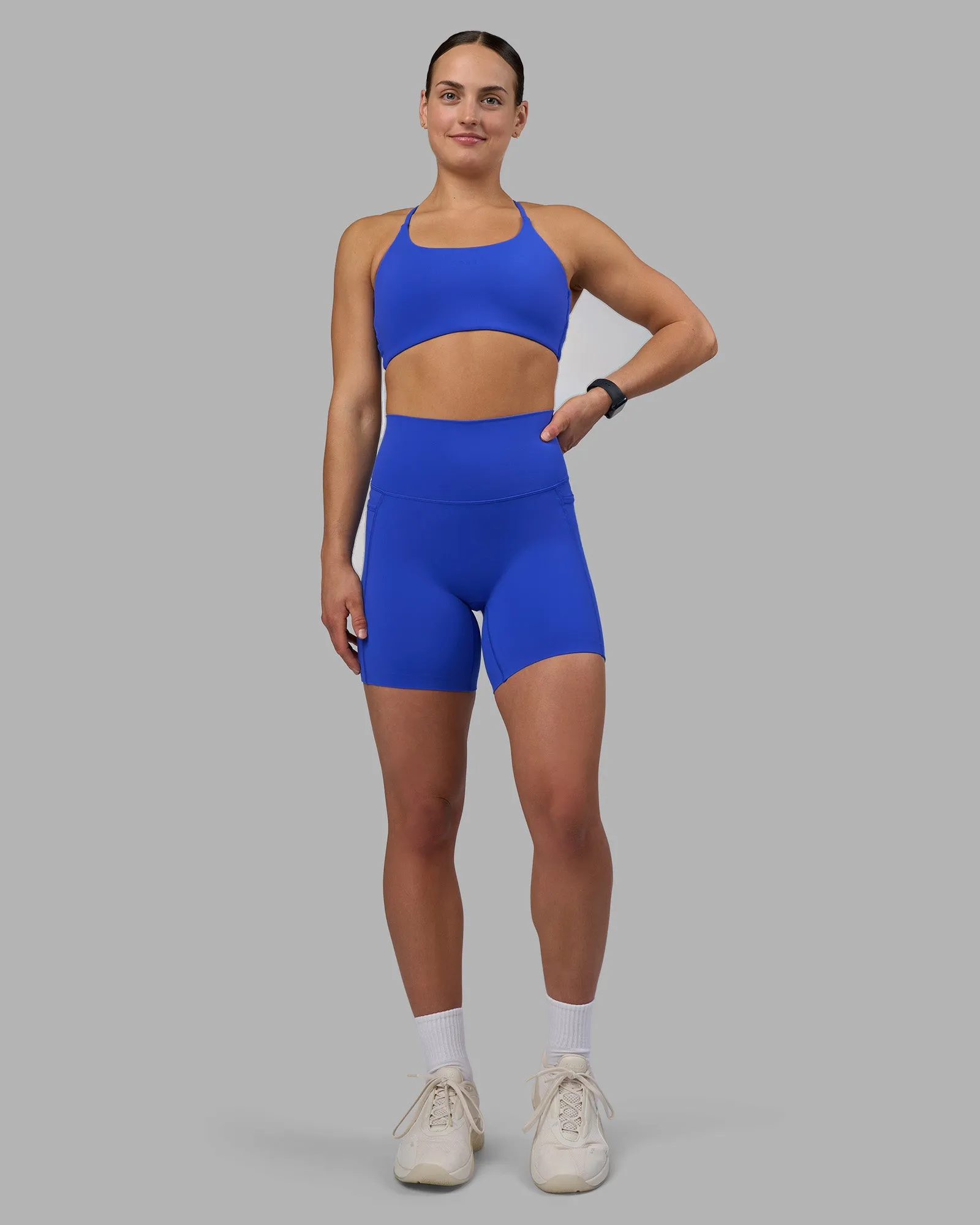 Elixir Ultra High-Rise 6" Short Pockets - Power Cobalt sold by LSKD product image thumbnail 3