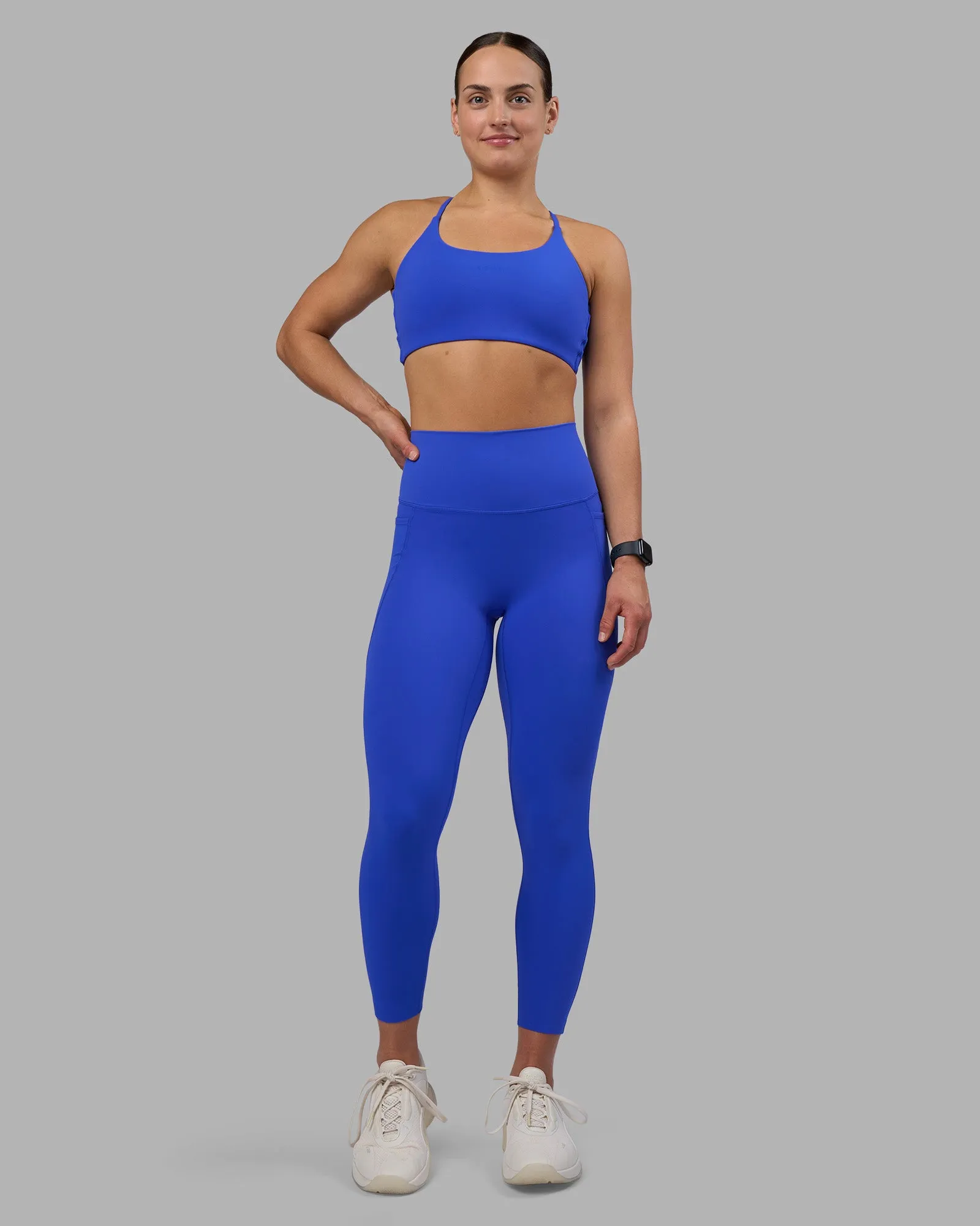 Elixir Ultra High-Rise 7/8 Legging Pockets - Power Cobalt sold by LSKD product image thumbnail 2
