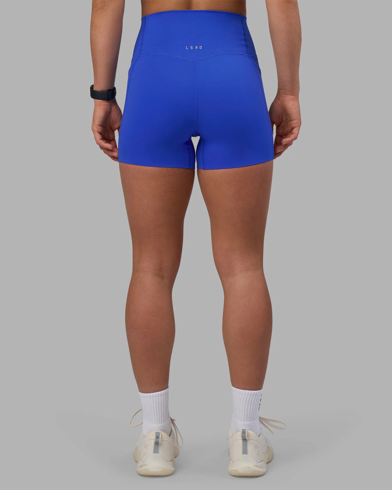 Elixir Ultra High-Rise 4" Short Pockets - Power Cobalt sold by LSKD product image thumbnail 4