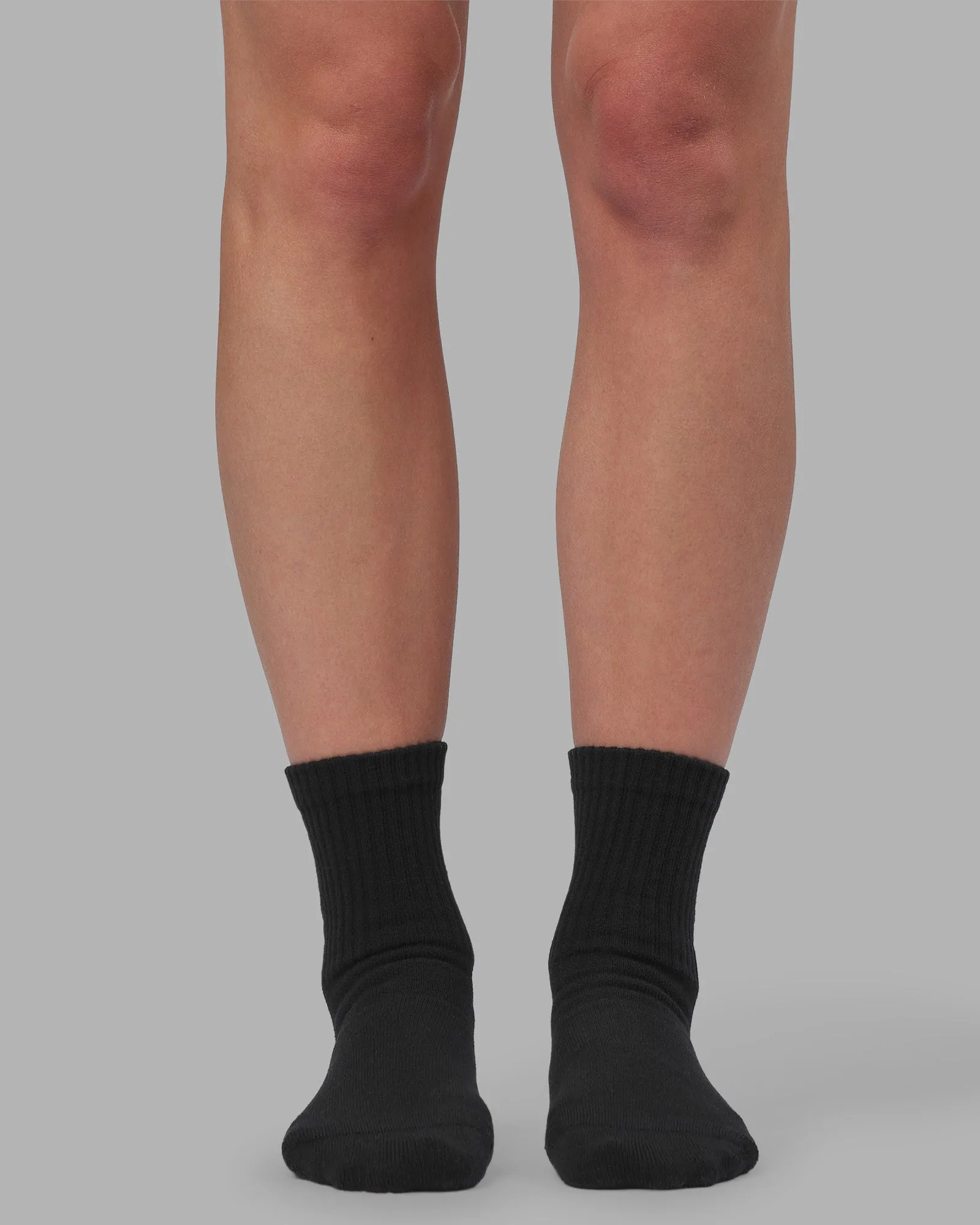 Signal Pilates Crew Grip Socks 2.0 - Black-Black sold by LSKD product image thumbnail 3