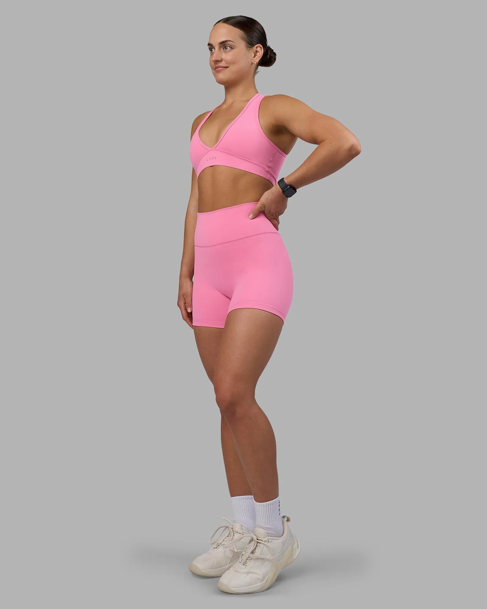 Fusion Ultra High-Rise 4" Short - Candy Pink sold by LSKD product image thumbnail 5