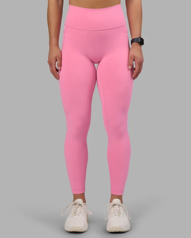 Fusion Ultra High-Rise Full Length Legging Pockets - Candy Pink sold by LSKD