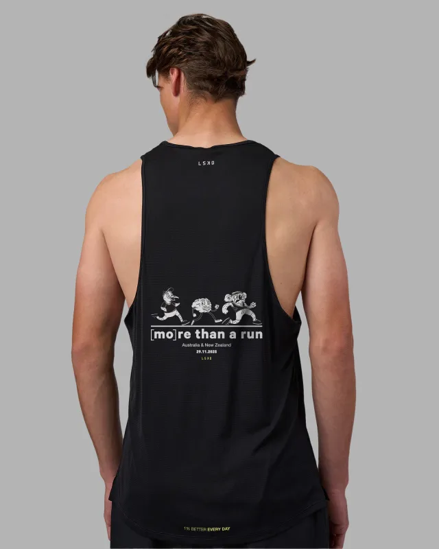 MTAR Mens Pace Running Tank - Black sold by LSKD