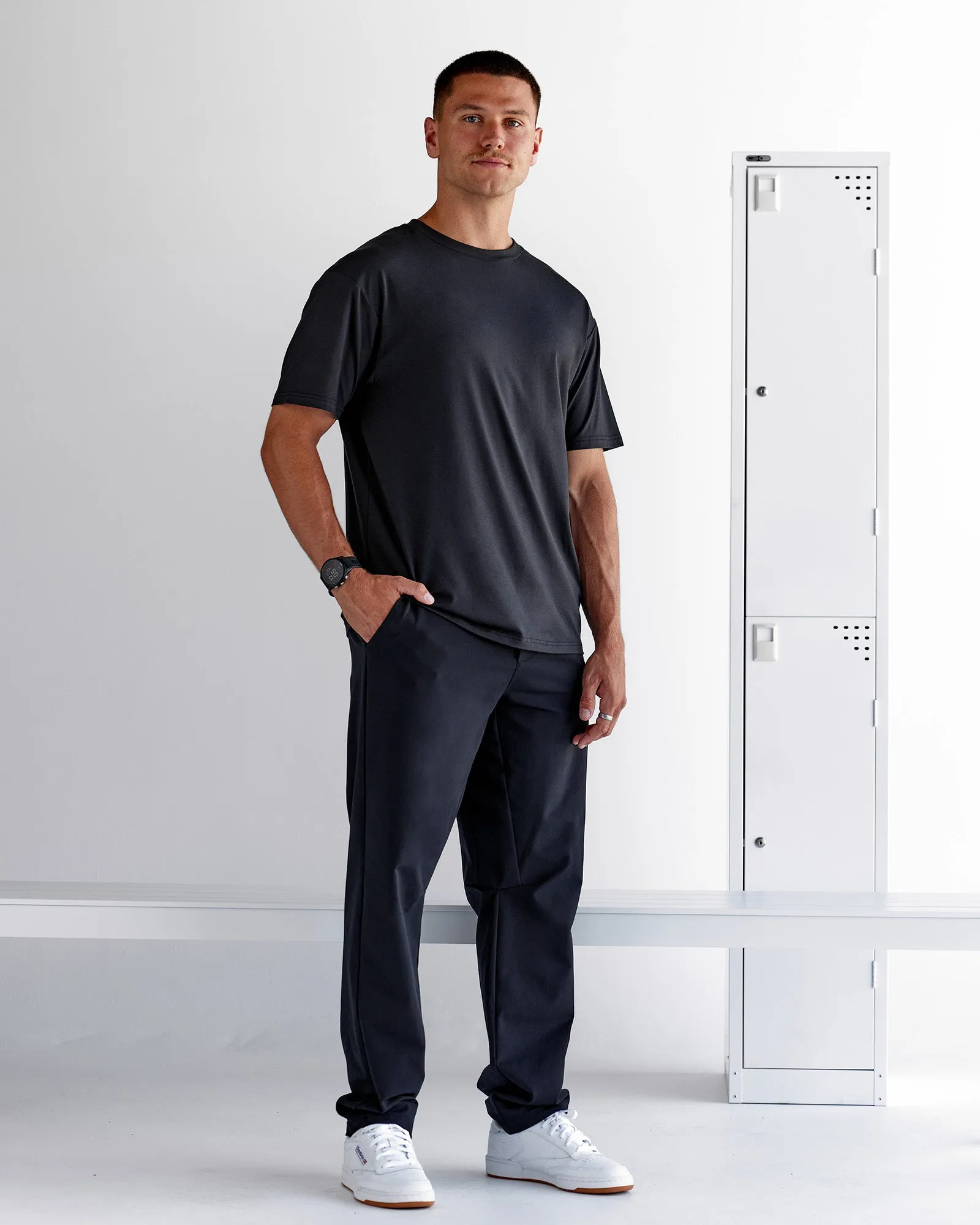 Forever EffortlessTech Tee - Black sold by LSKD