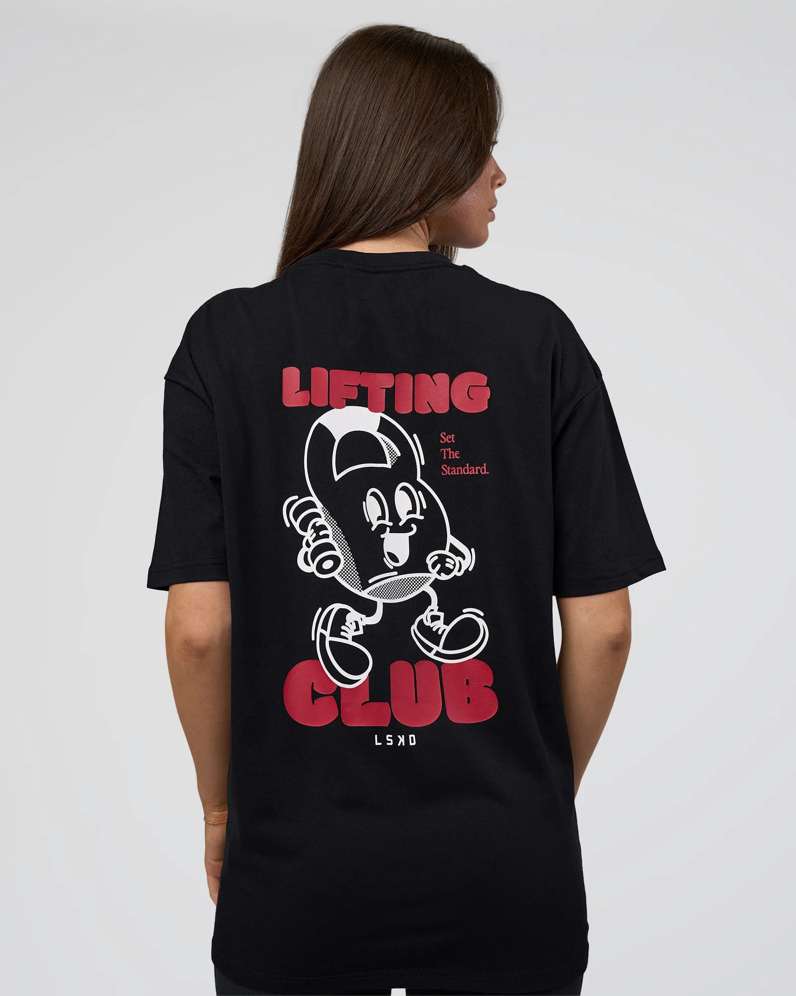 Kettle B FLXCotton Oversized Tee - Black-White sold by LSKD product image thumbnail 4