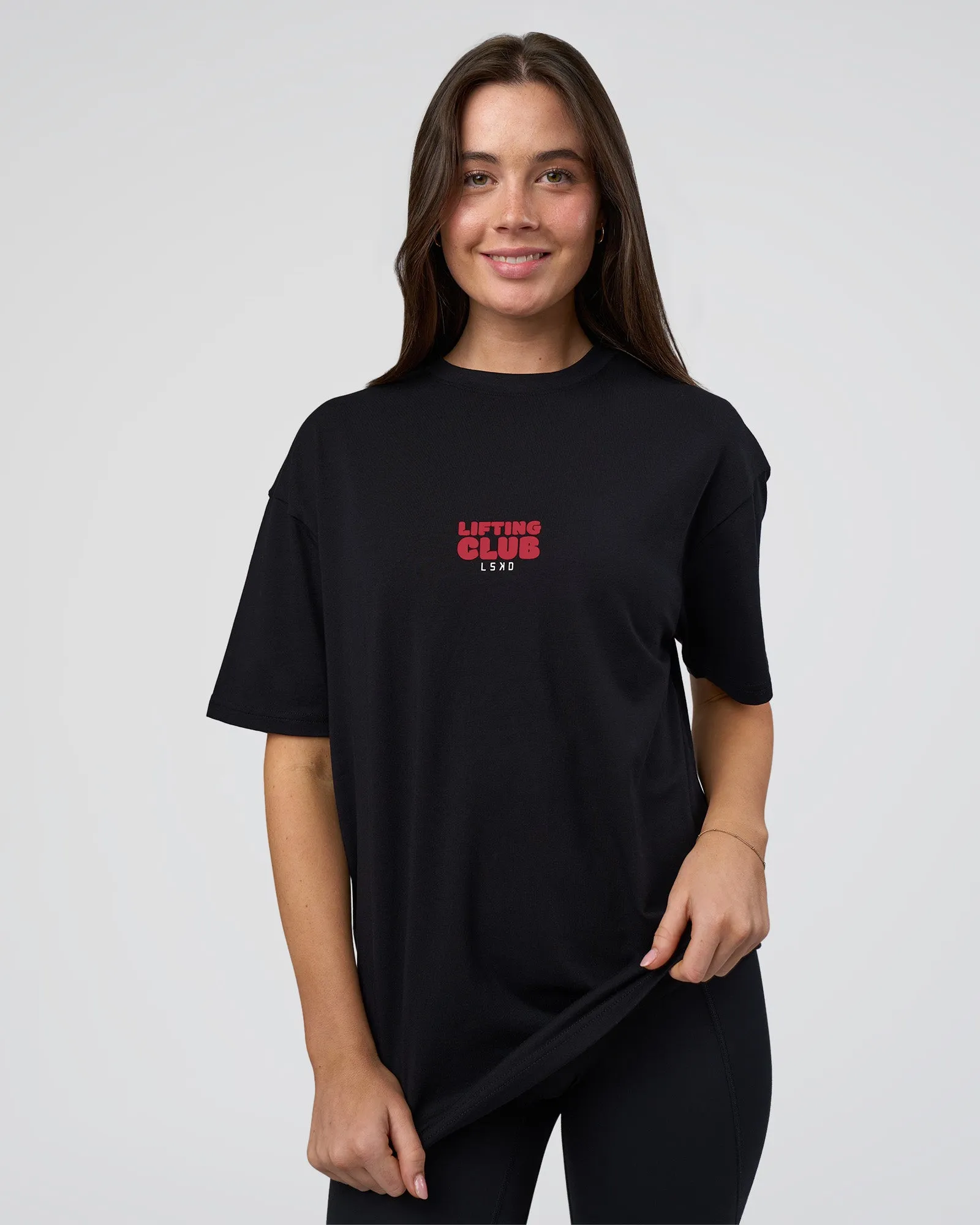 Kettle B FLXCotton Oversized Tee - Black-White sold by LSKD product image thumbnail 5